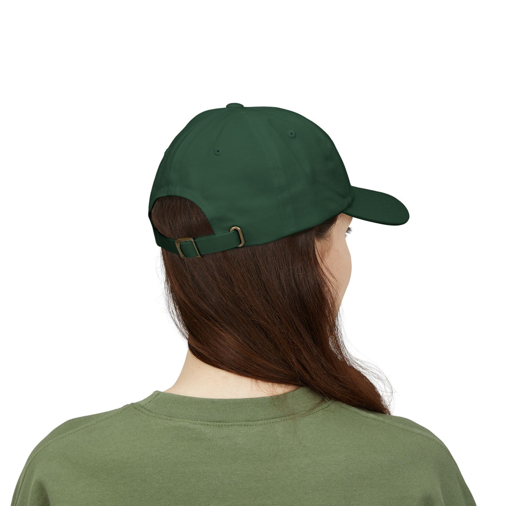 PRB Dad Cap — Vintage Crest Embroidered Baseball Hat by Power Runs Black
