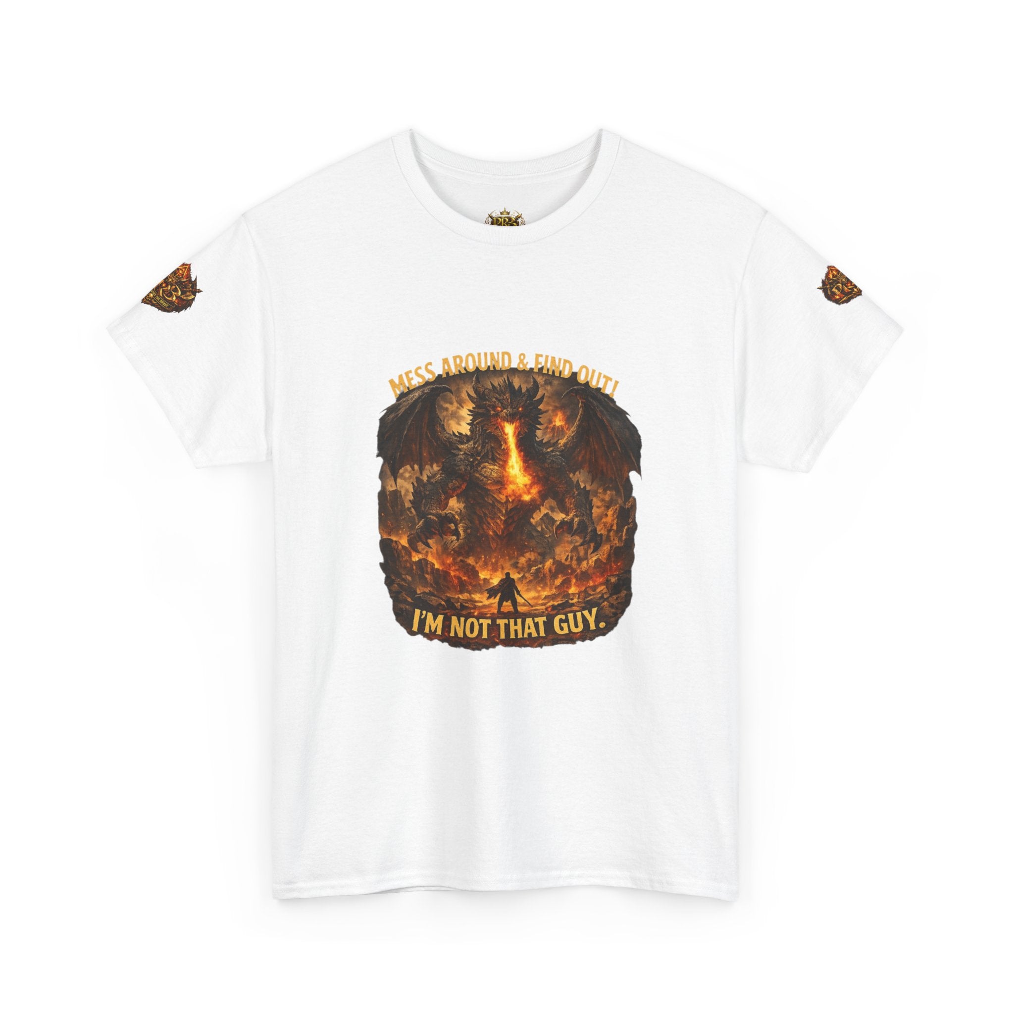 PRB Demonic Warrior Illustration Tee | "I'm Not That Guy" Graphic Shirt by Power Runs Black