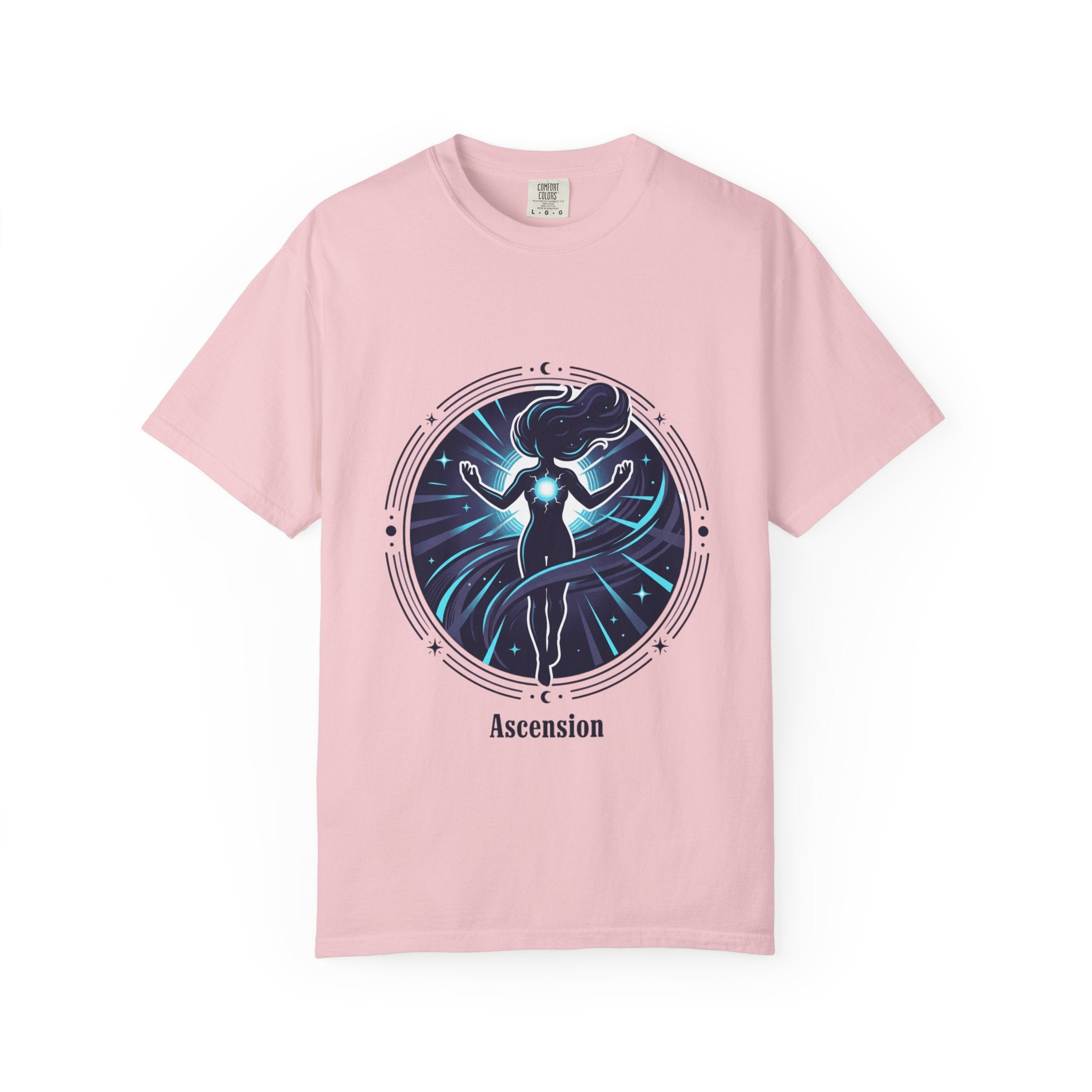 Power Runs Black PRB Ascension T-Shirt — Spiritual Energy Graphic Tee by Printify