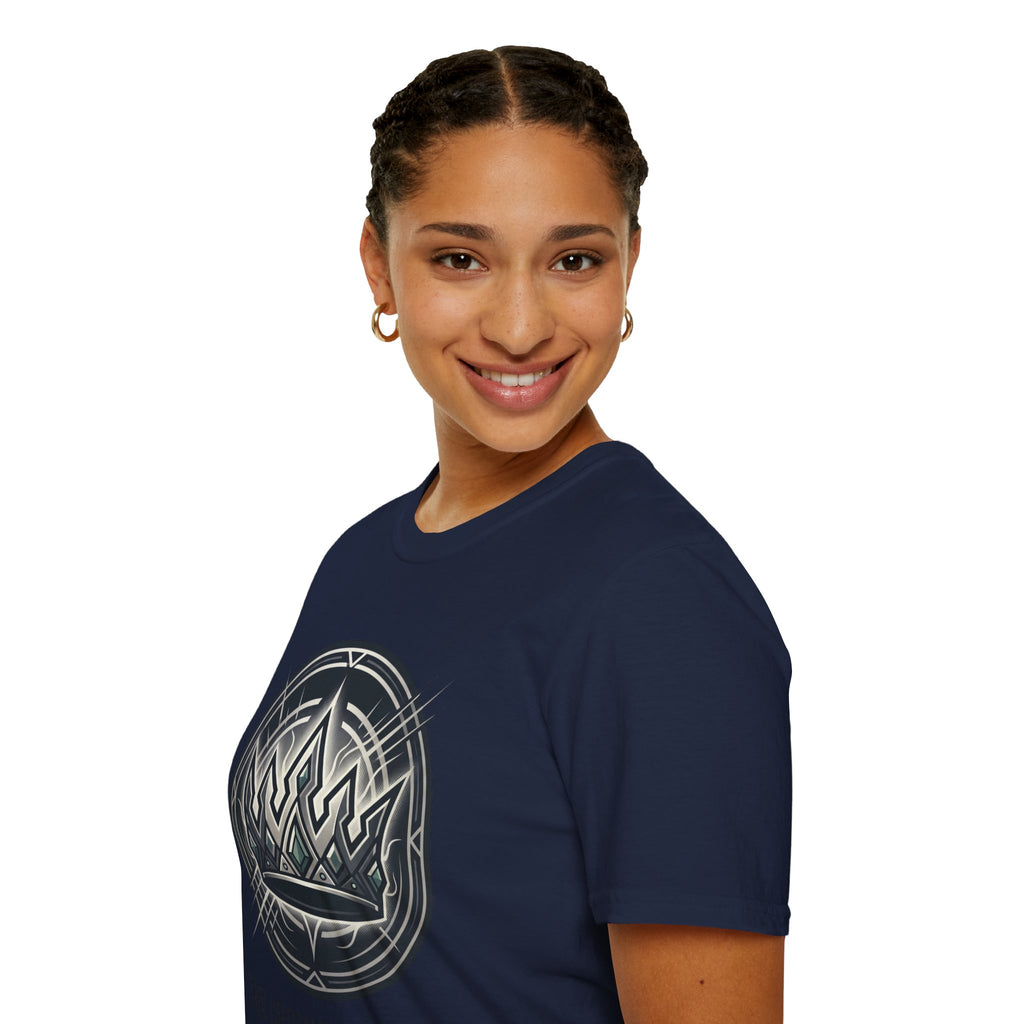 Power Runs Black PRB Crown Variant Graphic T-Shirt — The Crown Variant Emblem by Power Runs Black