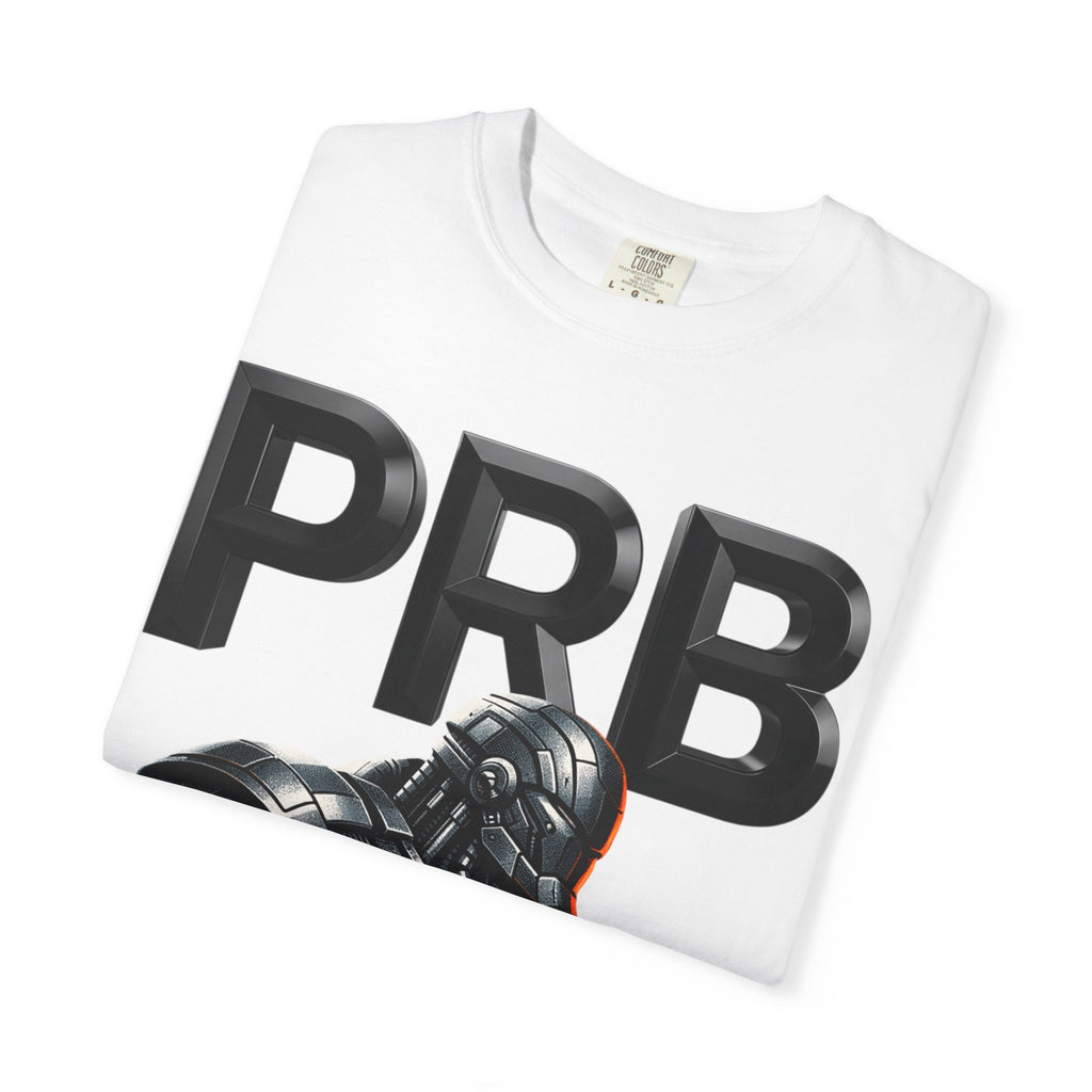 Built of Power PRB T-Shirt — Robotic Armor Graphic Tee by Printify