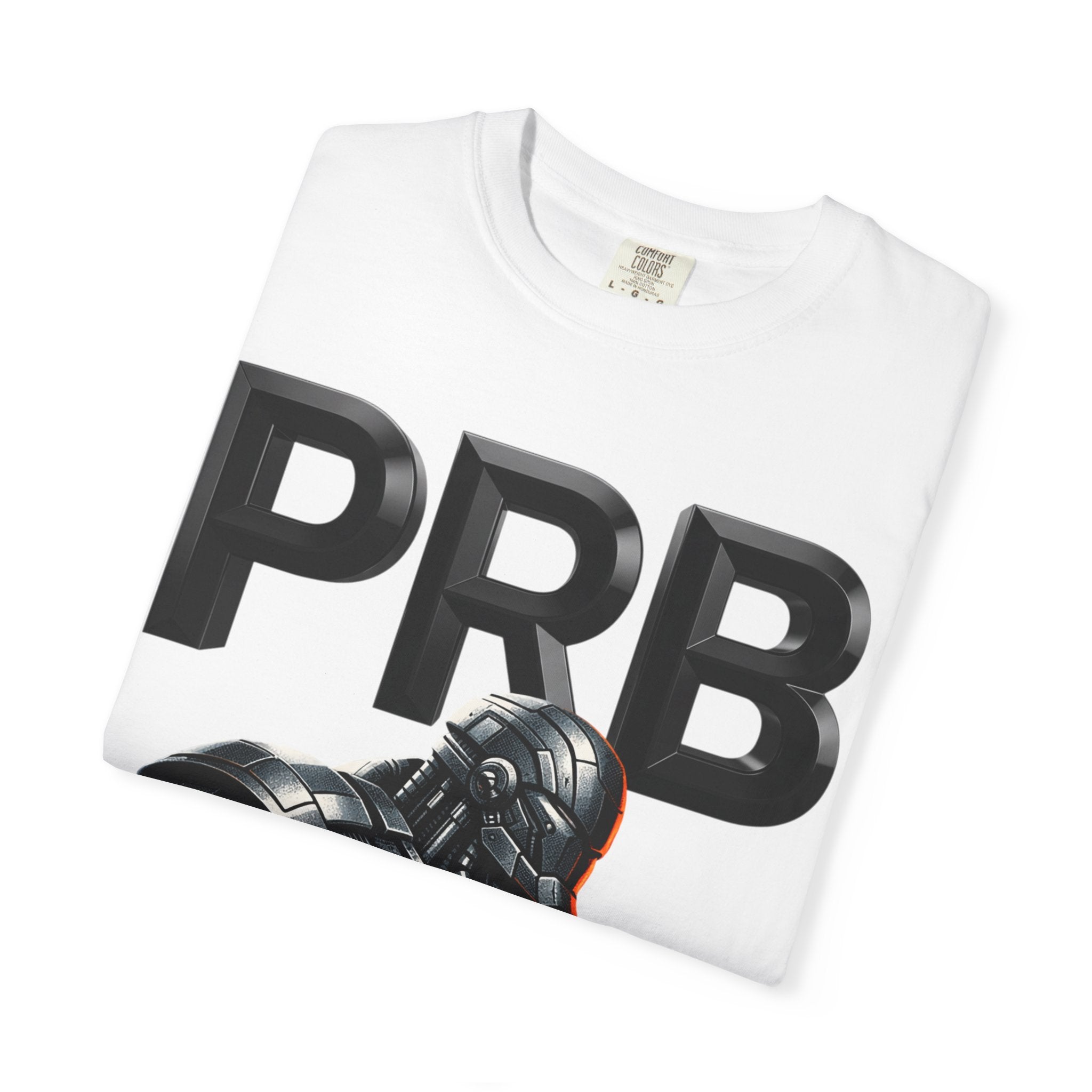 Built of Power PRB T-Shirt — Robotic Armor Graphic Tee by Printify