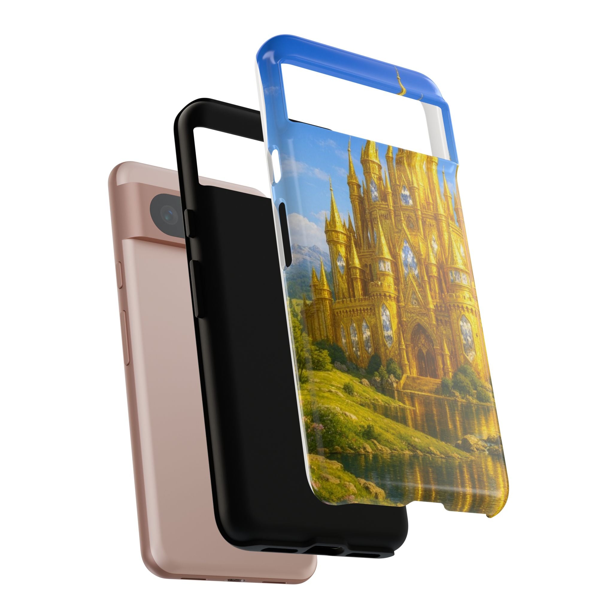 PRB Golden Castle iPhone Case | Fantasy Palace Phone Case by Power Runs Black