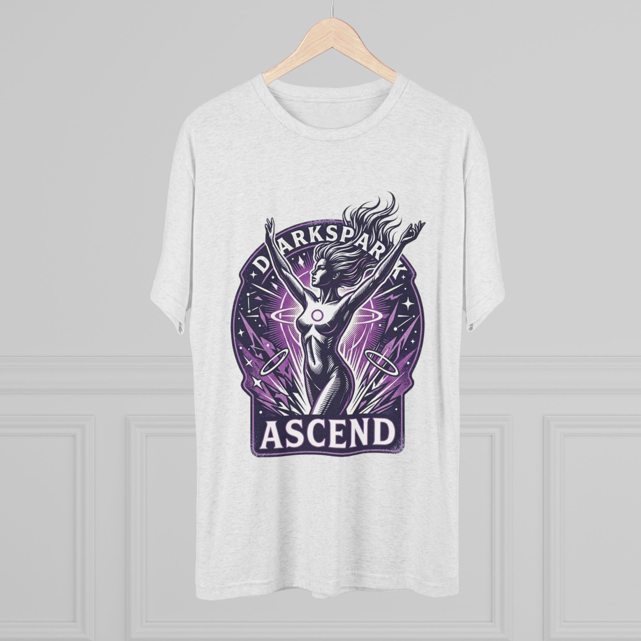 Power Runs Black PRB Ascend Space Goddess Tee — "Parkspark Ascend" Retro Sci‑Fi Graphic T-Shirt by Power Runs Black