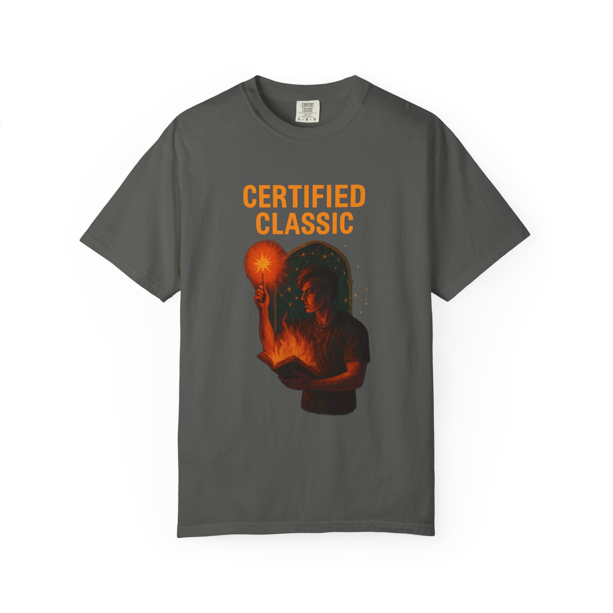 PRB Certified Classic head silhouette holding light bulb T-shirt | vintage inspired graphic tee by Power Runs Black