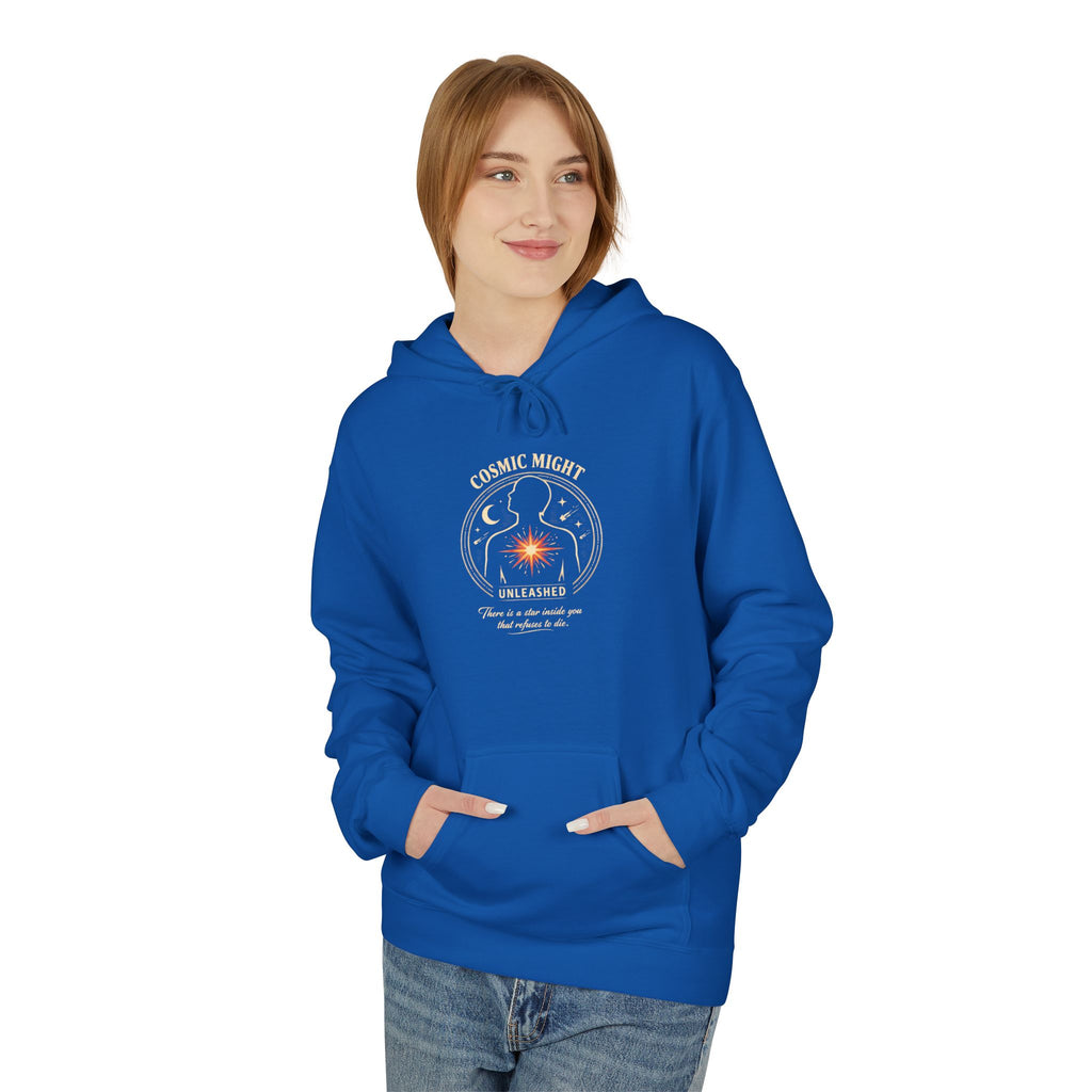 PRB Starforged Flex Cosmic Might Unleashed Hoodie — Unleashed Starburst Graphic Pullover by Power Runs Black