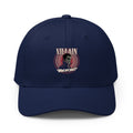 Power Runs Black Retro Portrait Adidas Cap — "What are you Villain" Fan Hat by Power Runs Black