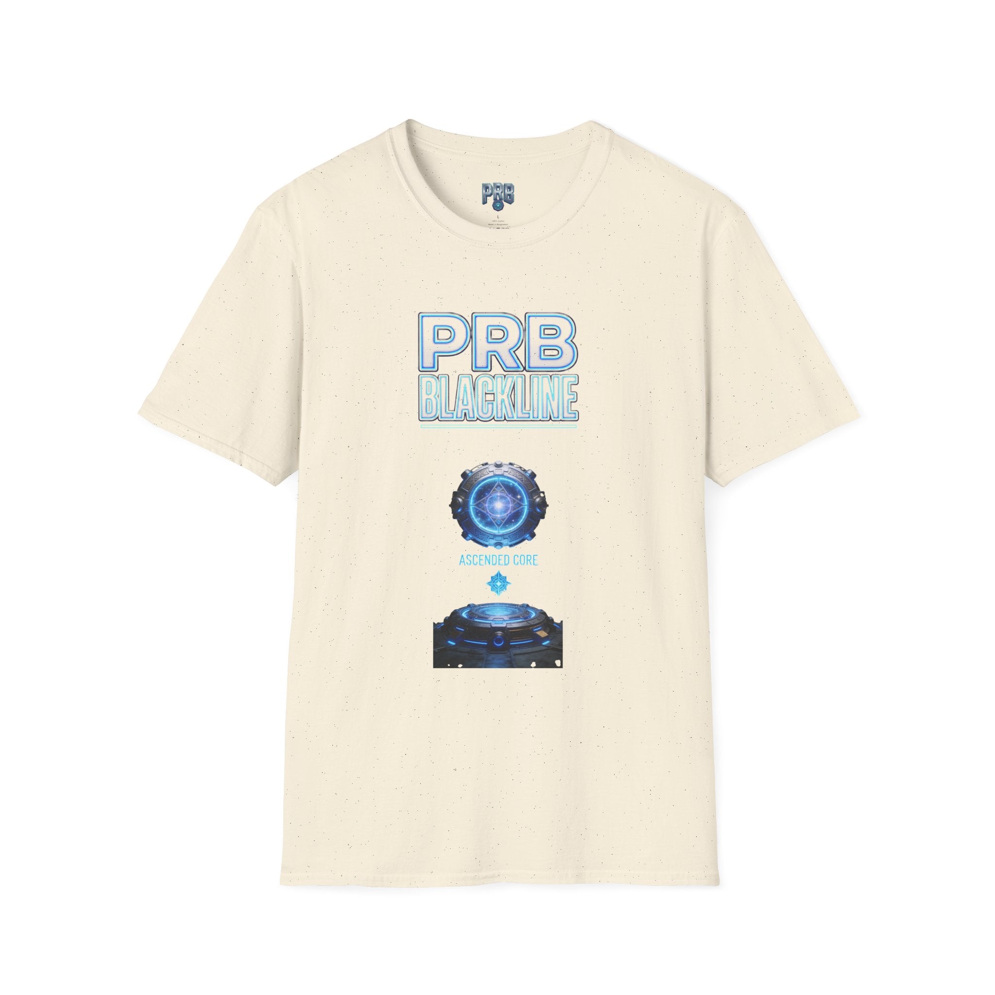 PRB Blackline Futuristic DJ Tee — Electronic Music Graphic T-Shirt by Power Runs Black