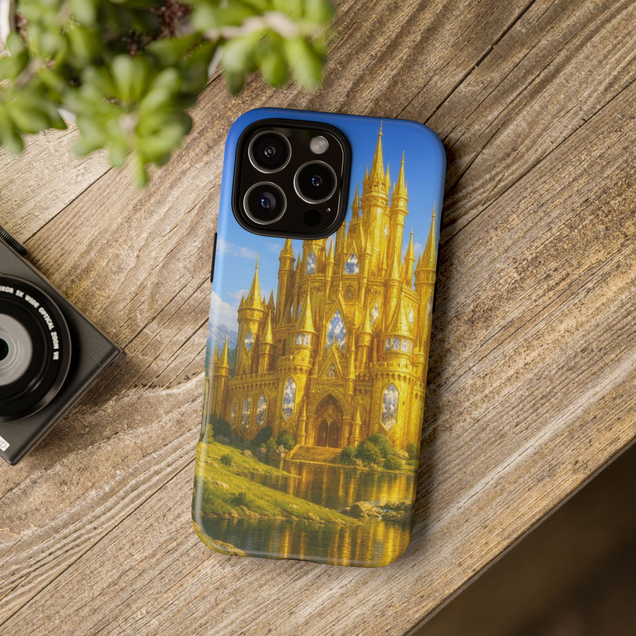 PRB Golden Castle iPhone Case | Fantasy Palace Phone Case by Printify