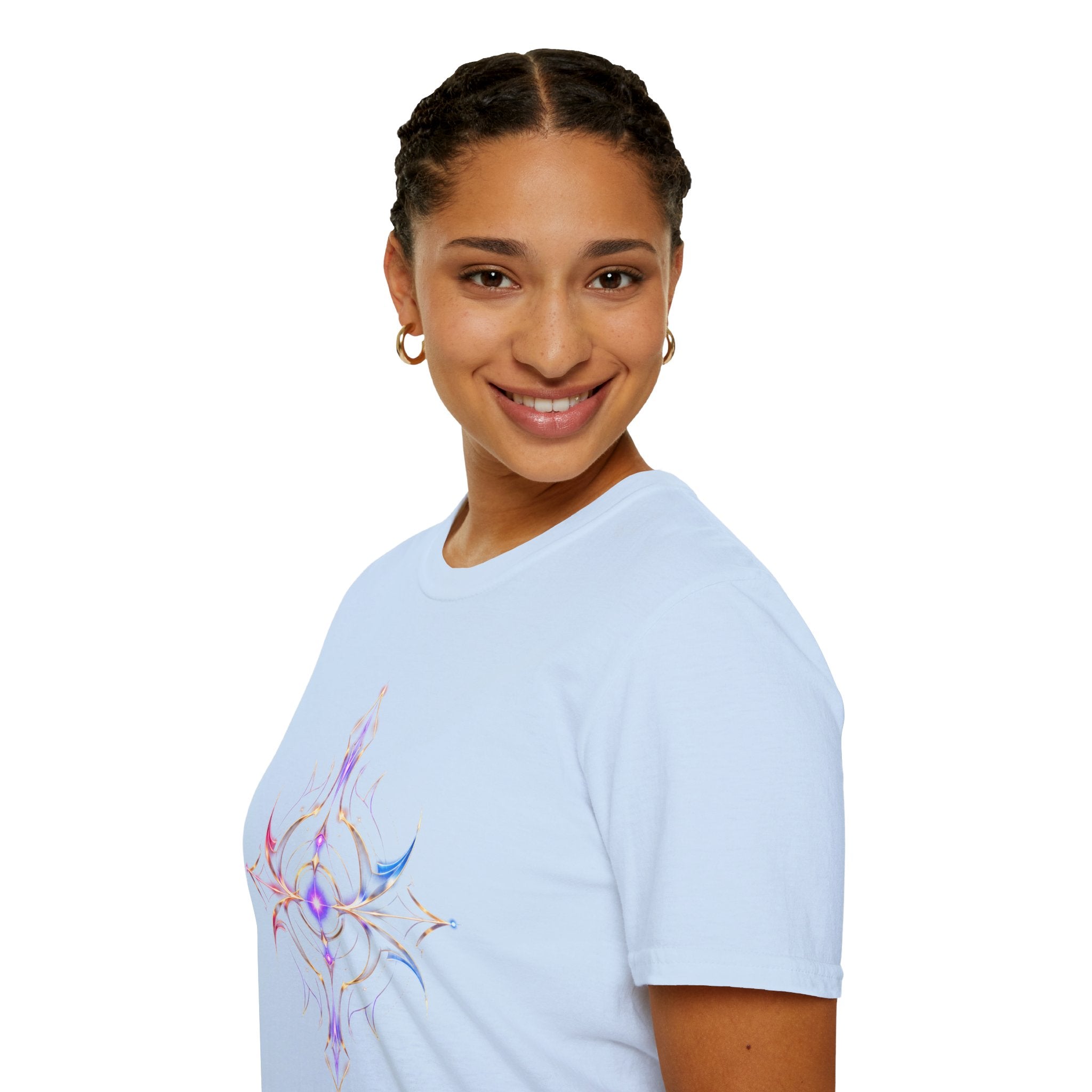 Power Runs Black PRB Pretty Rich Bitch The Collection Mystic Mandala Tee — Subtle Pastel Spiritual Graphic T-Shirt by Printify