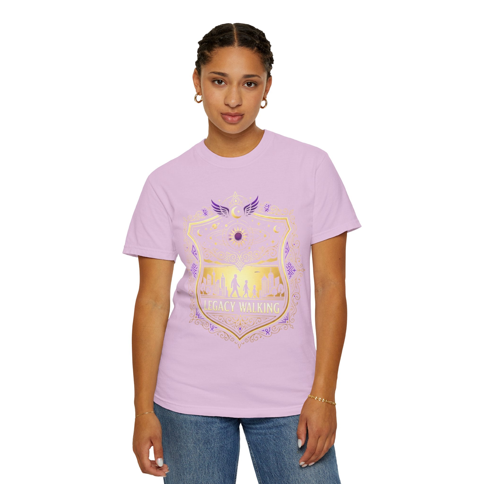 PRB Sci-Fi Adventure Graphic Tee | Futuristic Forest Print Unisex T-Shirt by Printify