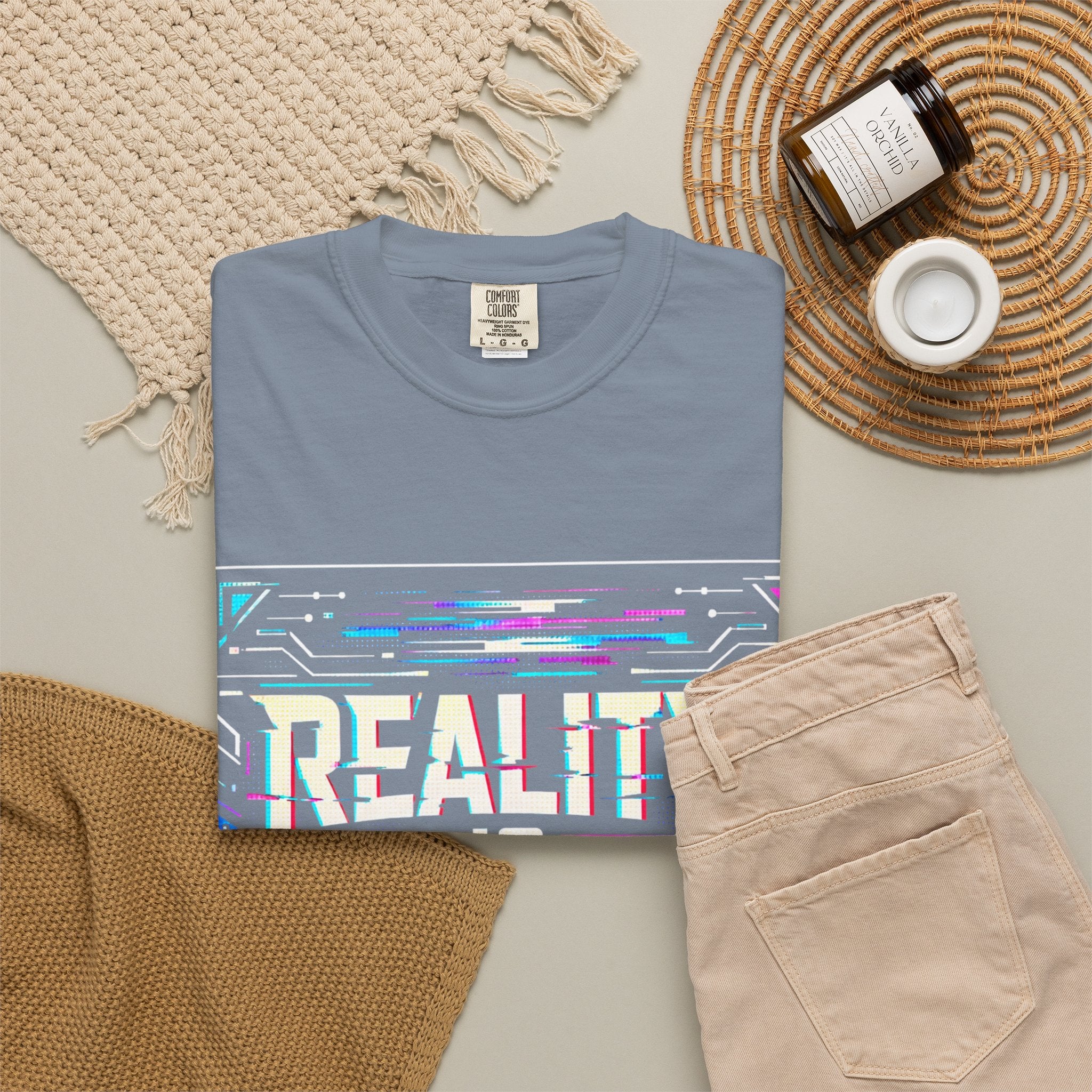 Power Runs Black PRB Glitchy Pastel "Reality Is Desyncing" T-Shirt by Power Runs Black