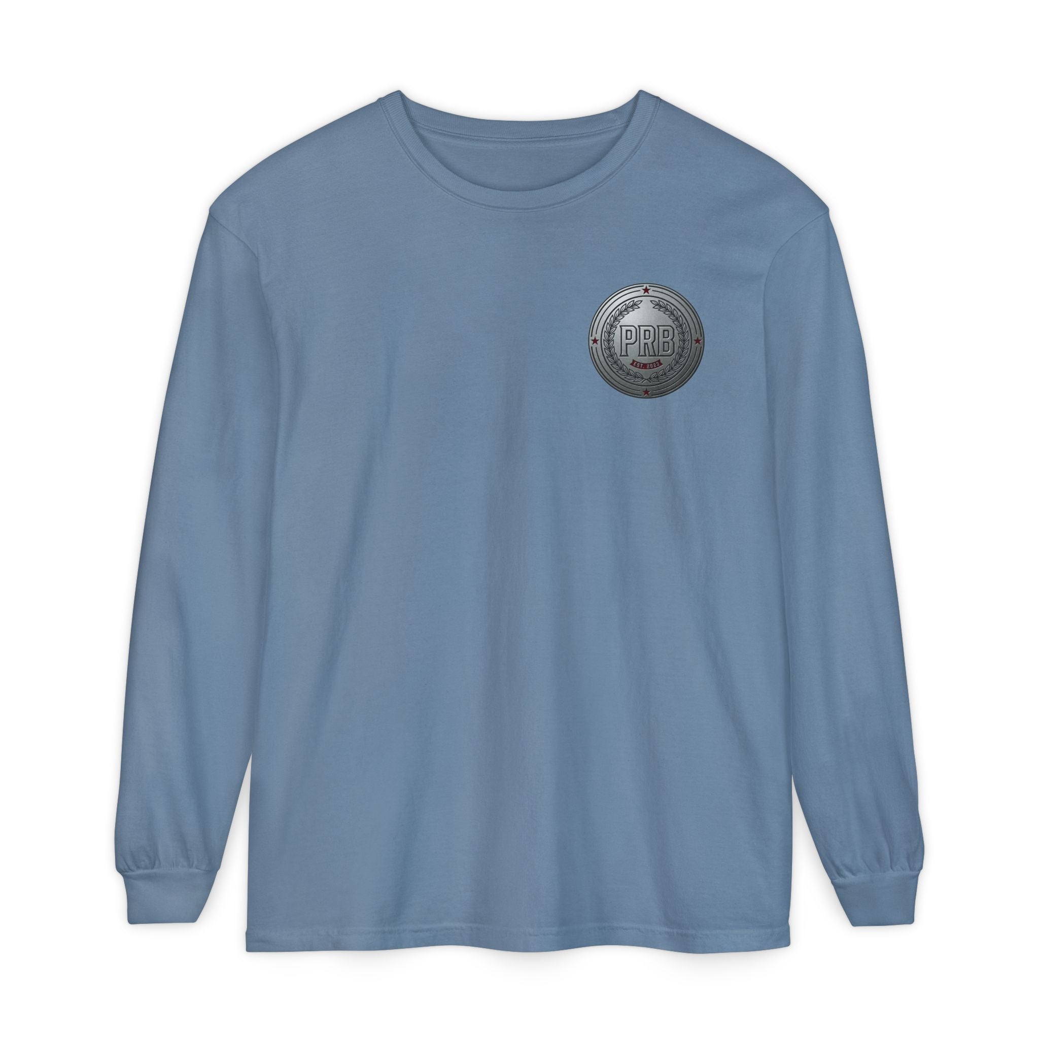 PRB The Starbound Seven graphic long sleeve shirt | cosmic superhero poster by Power Runs Black