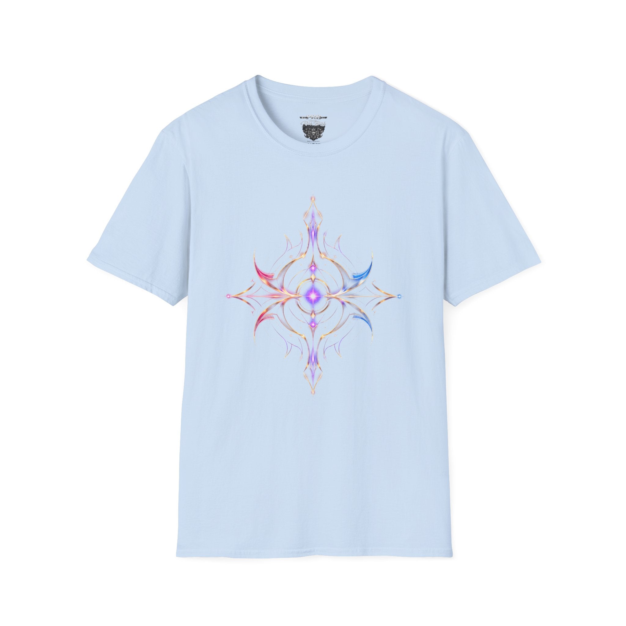 Power Runs Black PRB Pretty Rich Bitch The Collection Mystic Mandala Tee — Subtle Pastel Spiritual Graphic T-Shirt by Printify
