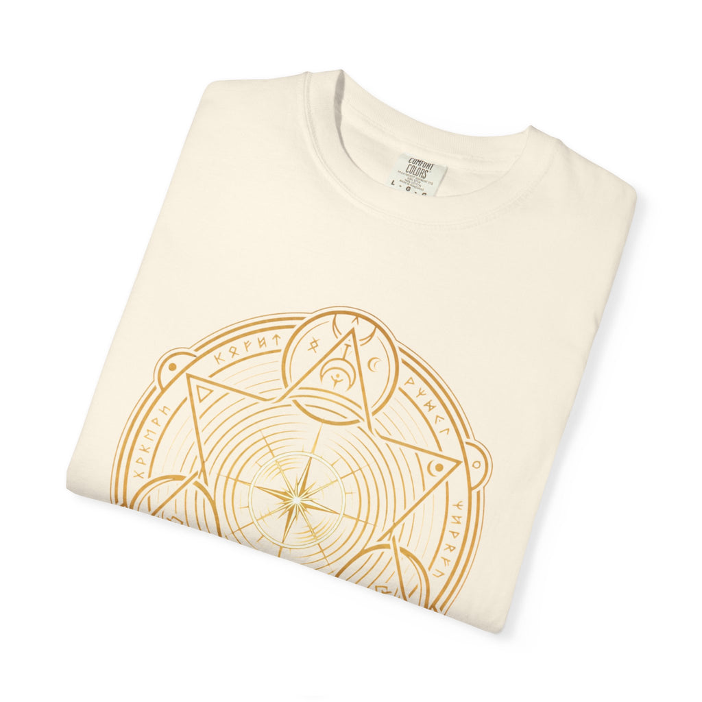 Power Runs Black PRB — Veyra Kain Geometric Sigil Tee with “Too Much Becomes Ruin” Graphic T-Shirt by Power Runs Black