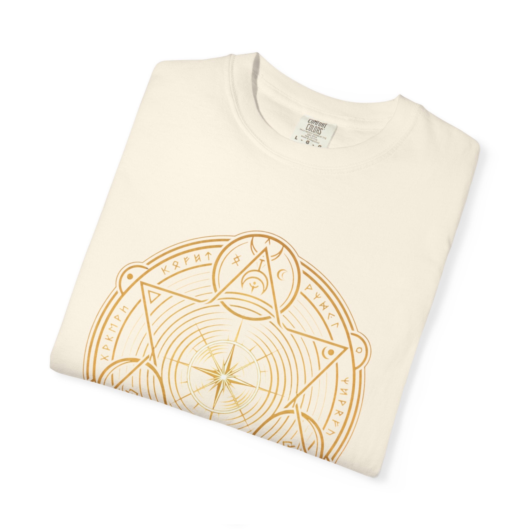 Power Runs Black PRB — Veyra Kain Geometric Sigil Tee with “Too Much Becomes Ruin” Graphic T-Shirt by Power Runs Black