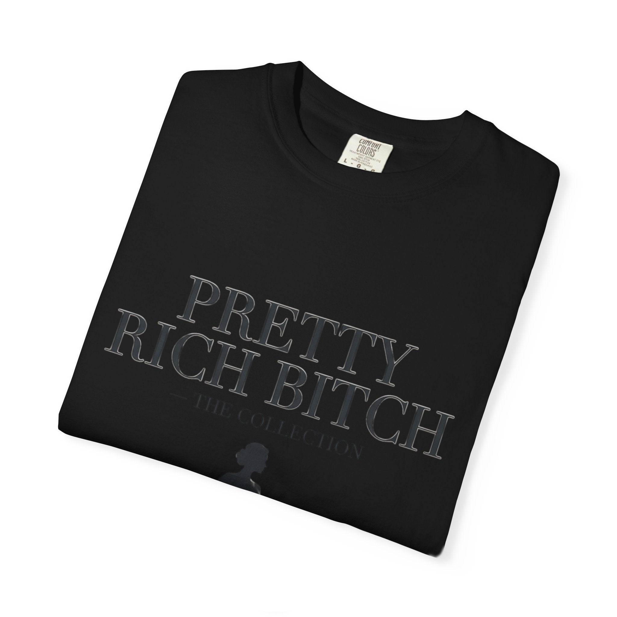 Pretty Rich Bitch The Collection by PRB Tee — Feminine Confidence Graphic T-Shirt by Power Runs Black