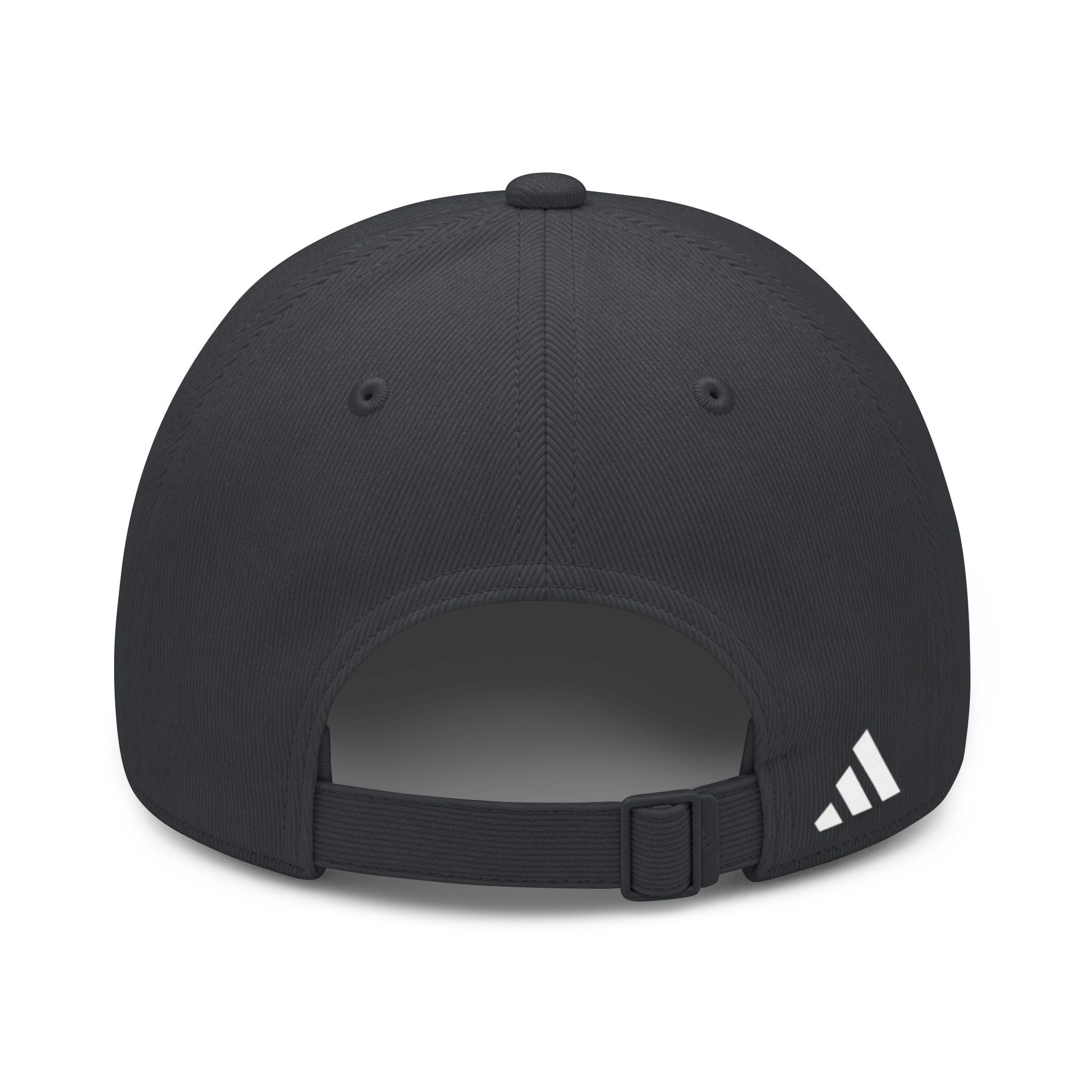 Power Runs Black Retro Portrait Adidas Cap — "What are you Villain" Fan Hat by Power Runs Black