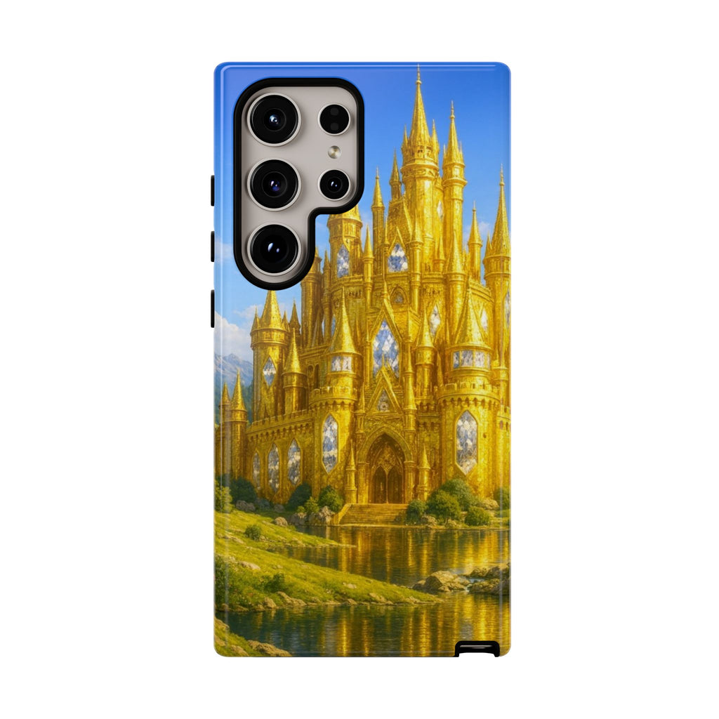 PRB Golden Castle iPhone Case | Fantasy Palace Phone Case by Power Runs Black