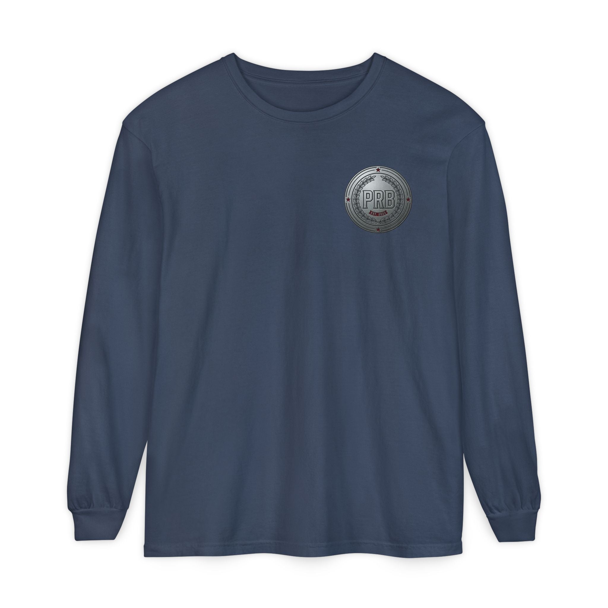 PRB The Starbound Seven graphic long sleeve shirt | cosmic superhero poster by Power Runs Black