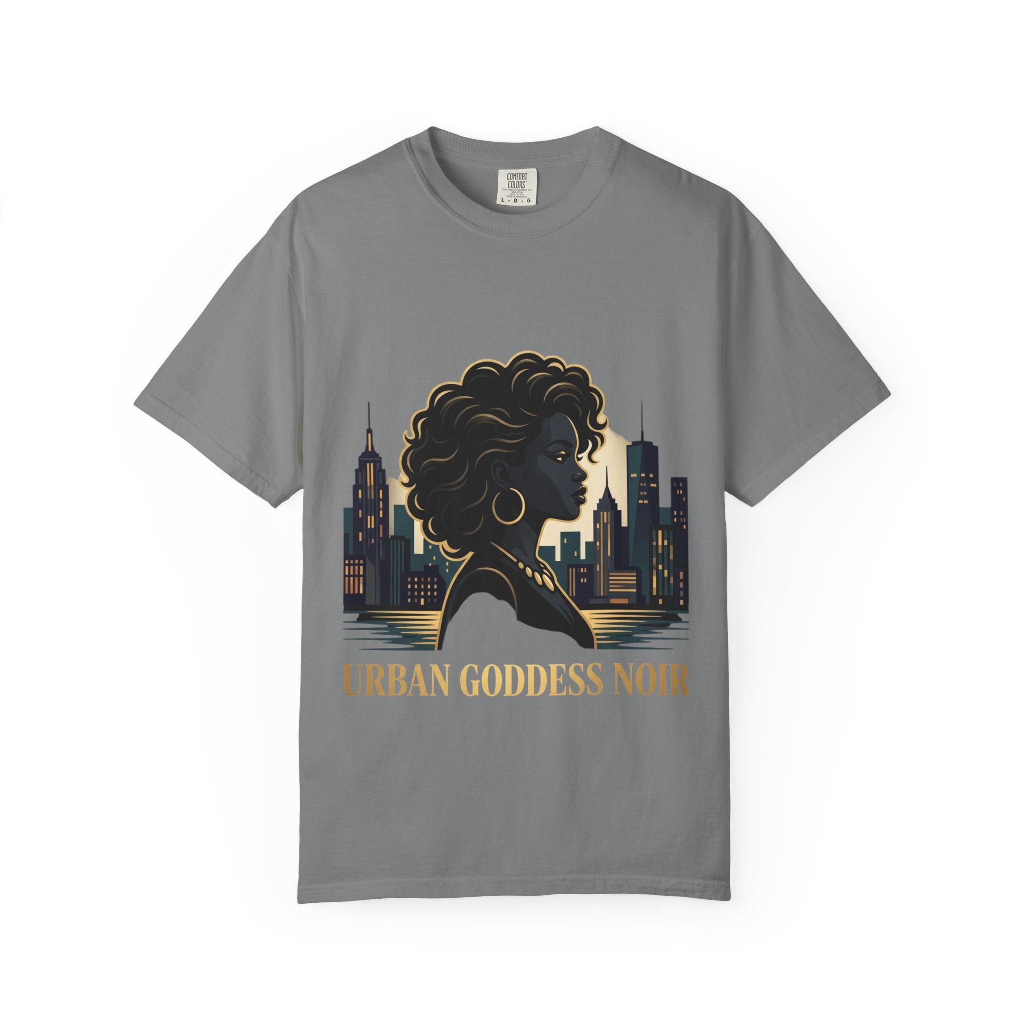 Pretty Rich Bitch The Collection by PRB Urban Goddess Noir T-Shirt — "Urban Goddess Noir" Graphic Tee by Power Runs Black
