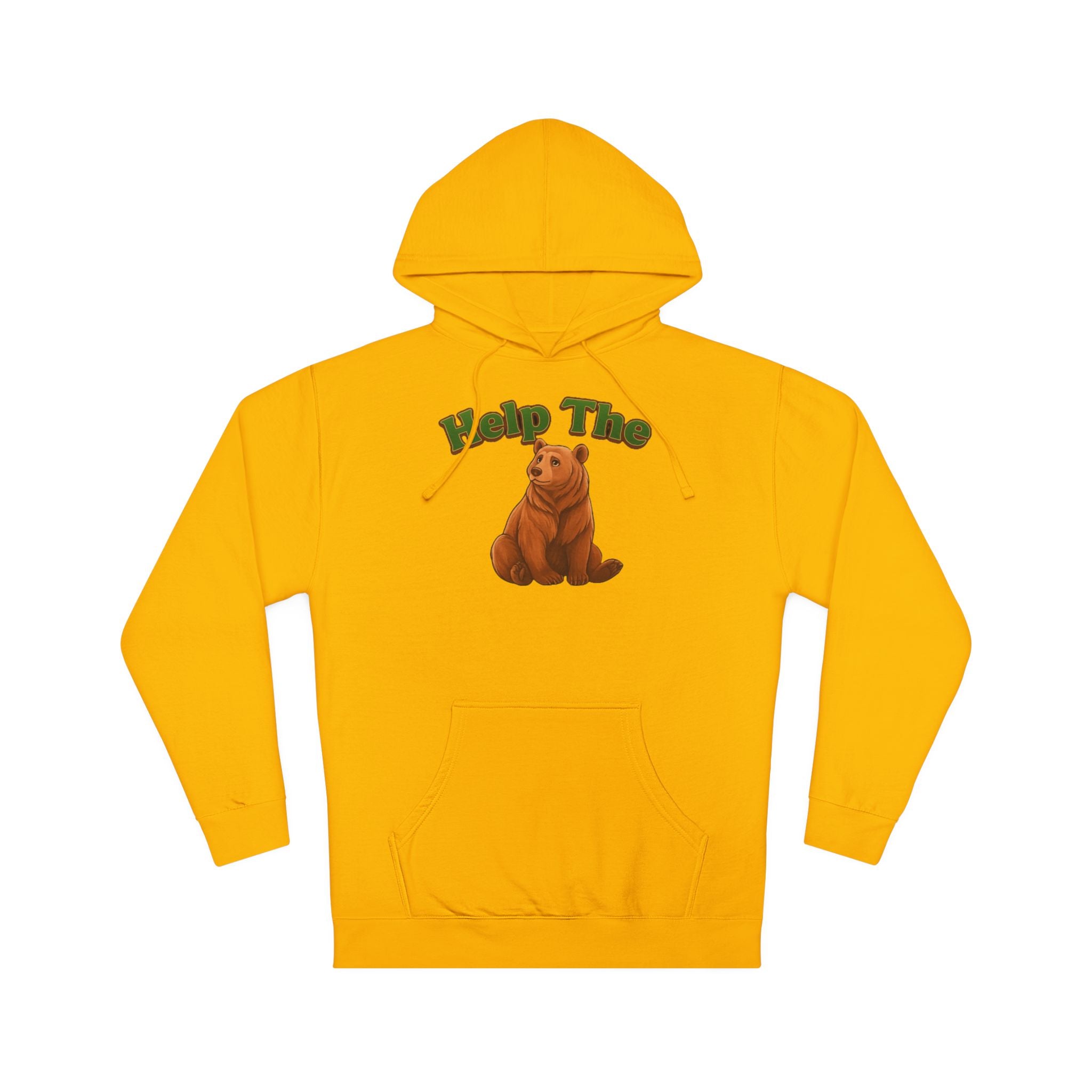 PRB "Don't Help Me Help The Bear" Graphic Hoodie by Power Runs Black