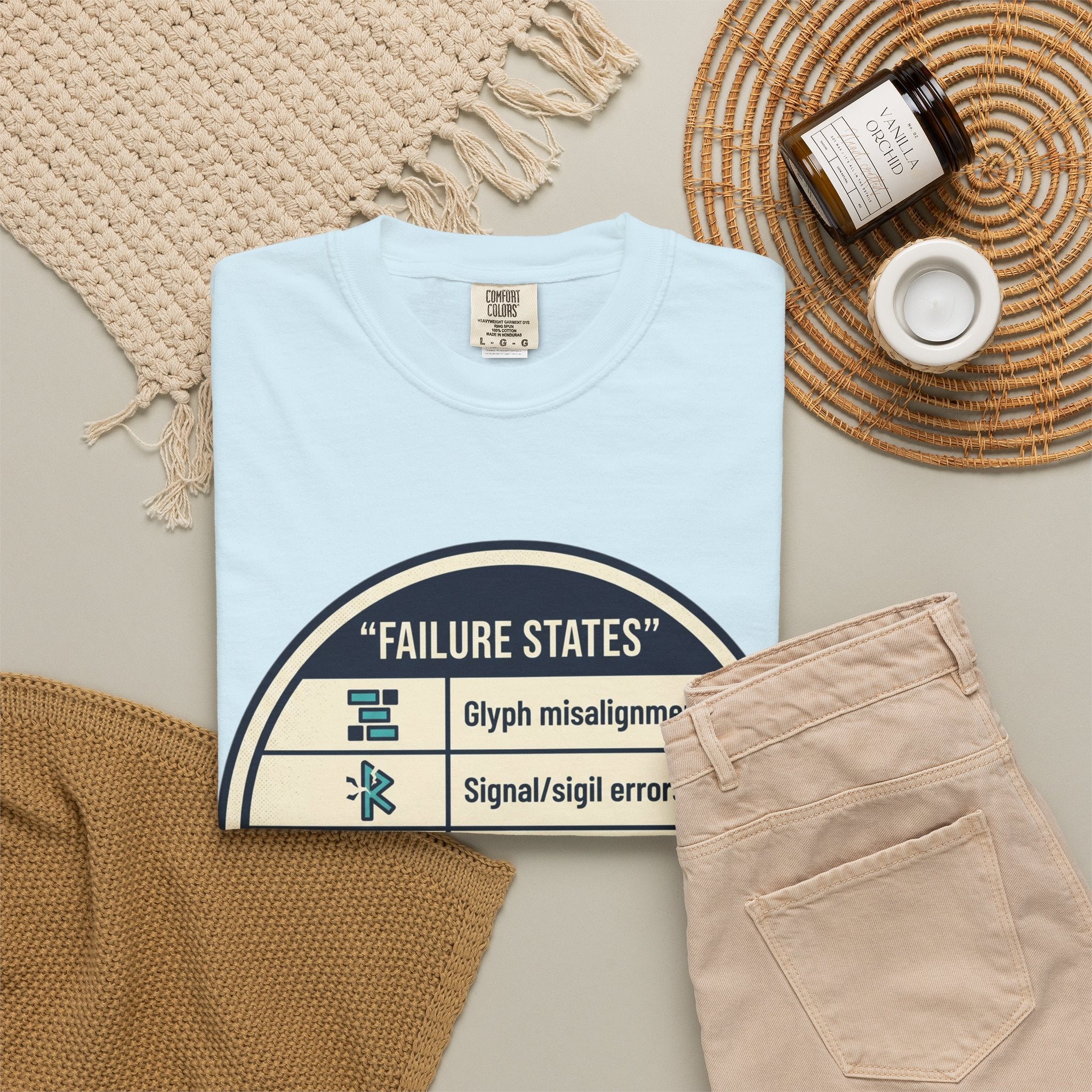 Power Runs Black PRB Failure States T-Shirt — Sci‑Fi Status Badge Graphic Tee by Power Runs Black