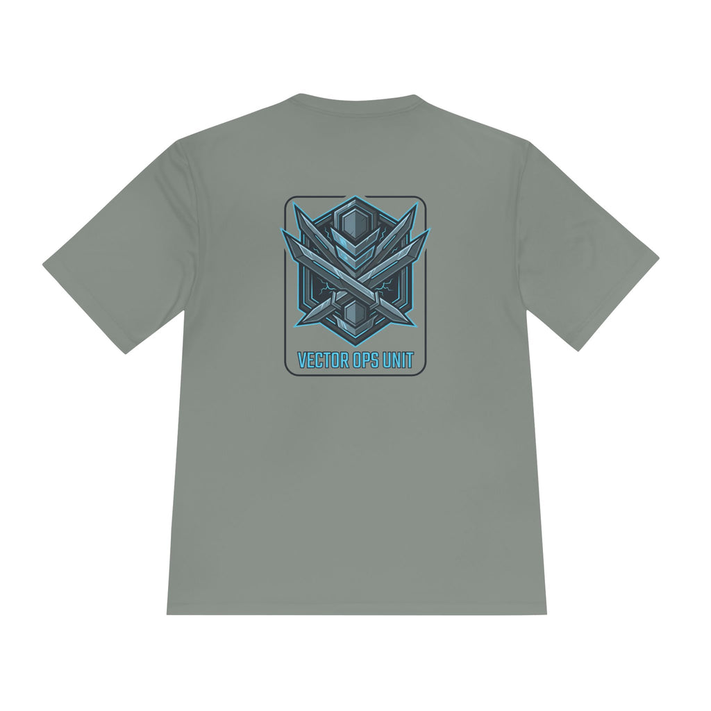 Power Runs Black PRB Blackline Vector Ops Unit Graphics Tee by Power Runs Black