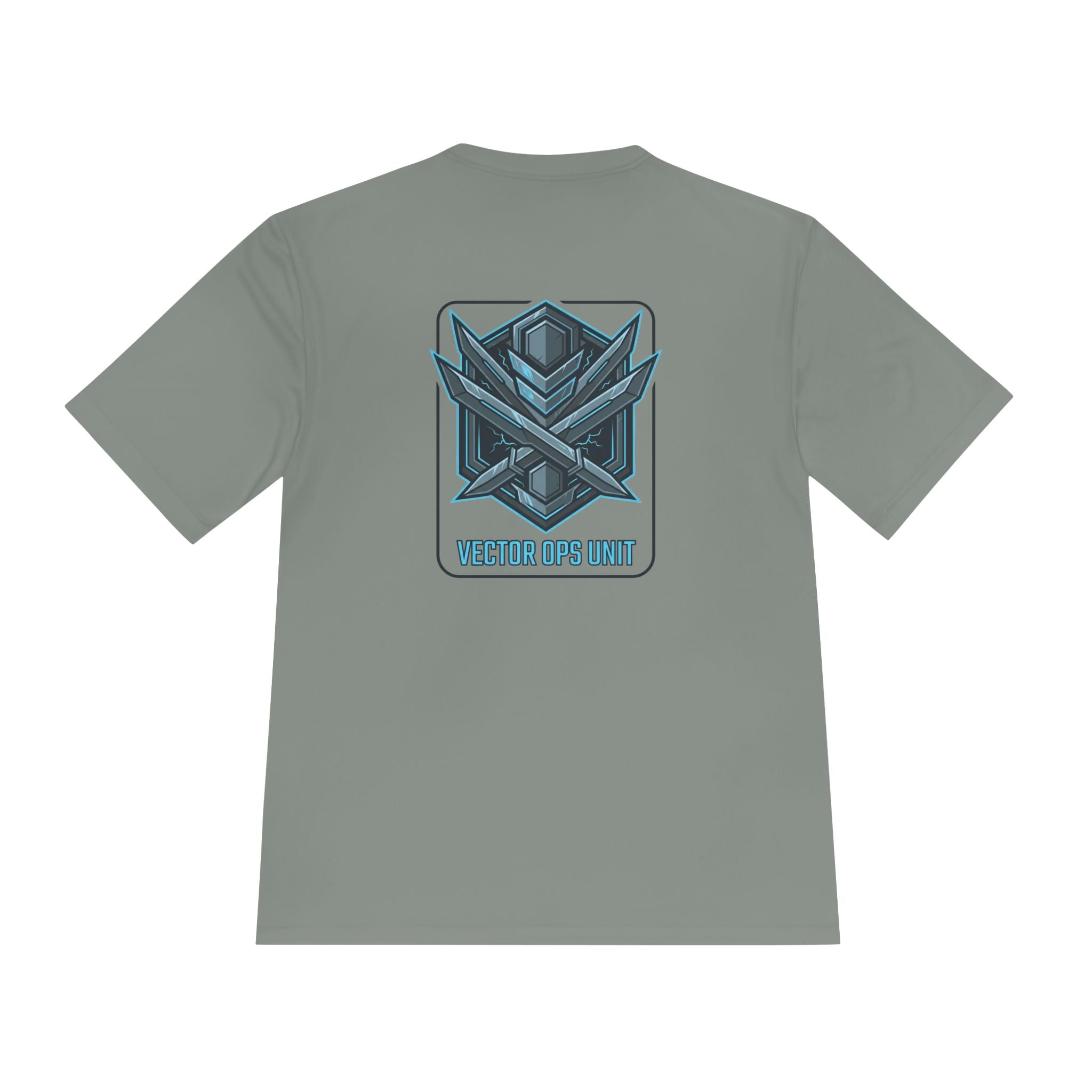 Power Runs Black PRB Blackline Vector Ops Unit Graphics Tee by Power Runs Black
