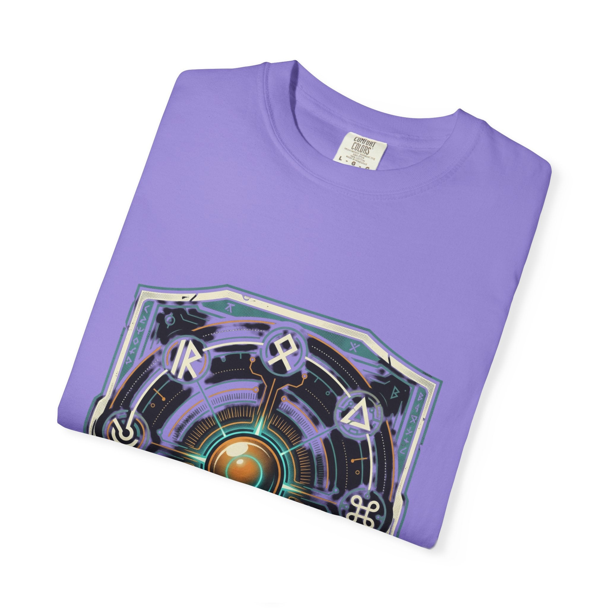 Power Runs Black PRB "Wear The Code" Mystic Shield T-Shirt — Geometric Sigil Graphic Tee by Power Runs Black