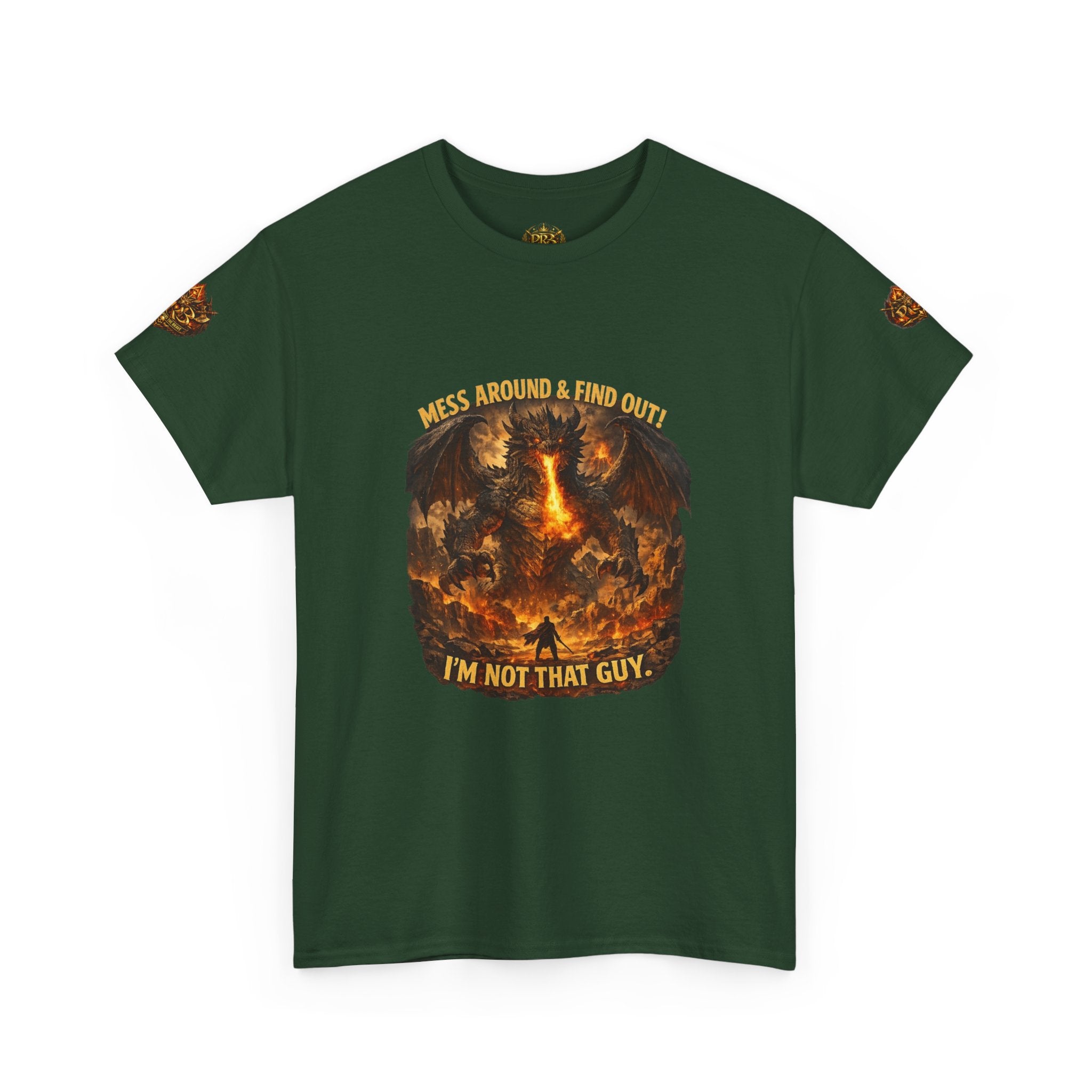 PRB Demonic Warrior Illustration Tee | "I'm Not That Guy" Graphic Shirt by Power Runs Black