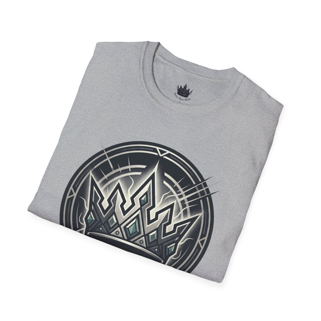 Power Runs Black PRB Crown Variant Graphic T-Shirt — The Crown Variant Emblem by Power Runs Black