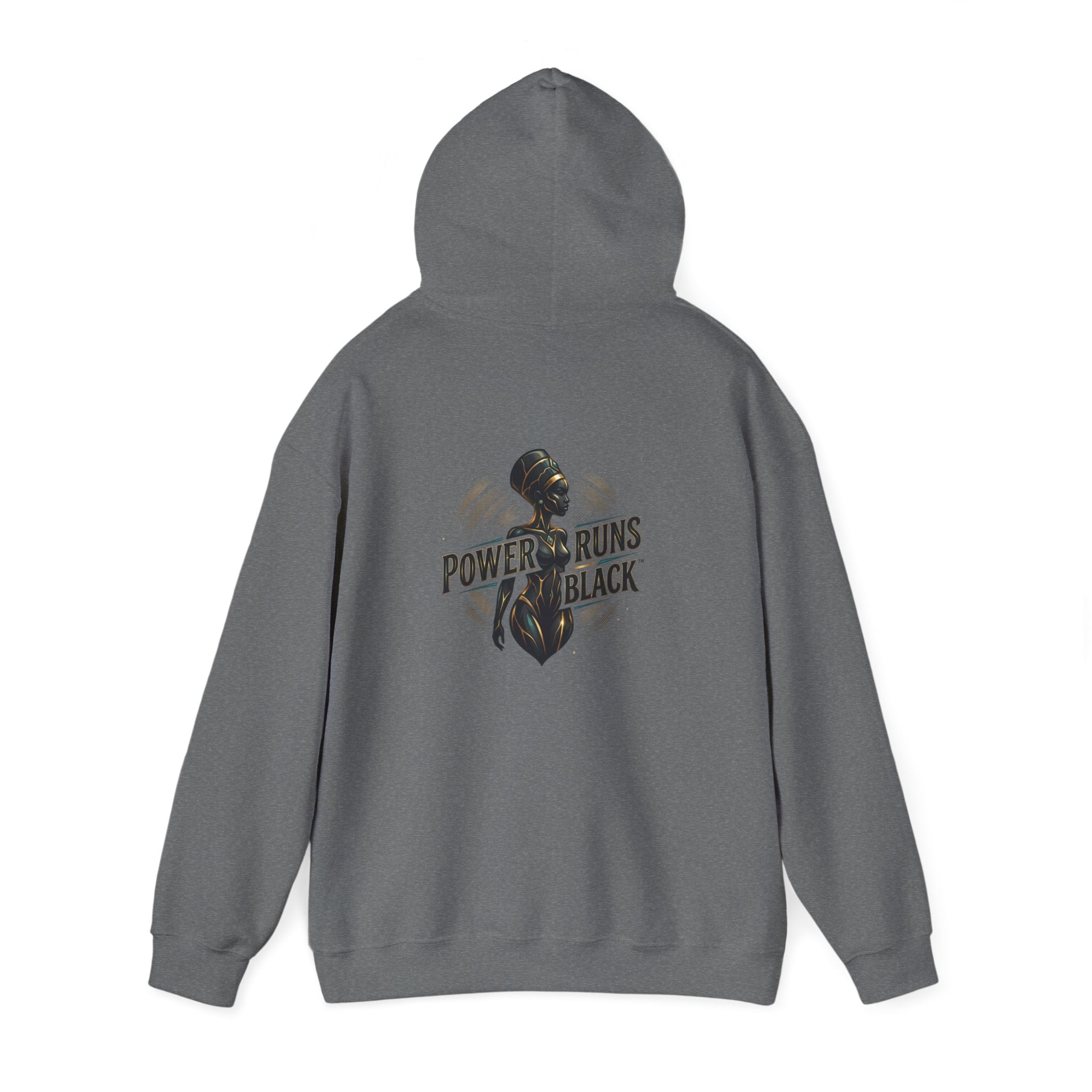 Power Runs Black PRB Logo hoodie Ascension State CROWN design by Power Runs Black