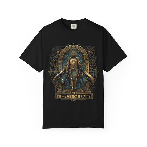 PRB Architect of Reality Graphic T-Shirt | Mythic Archer Illustration Tee by Printify