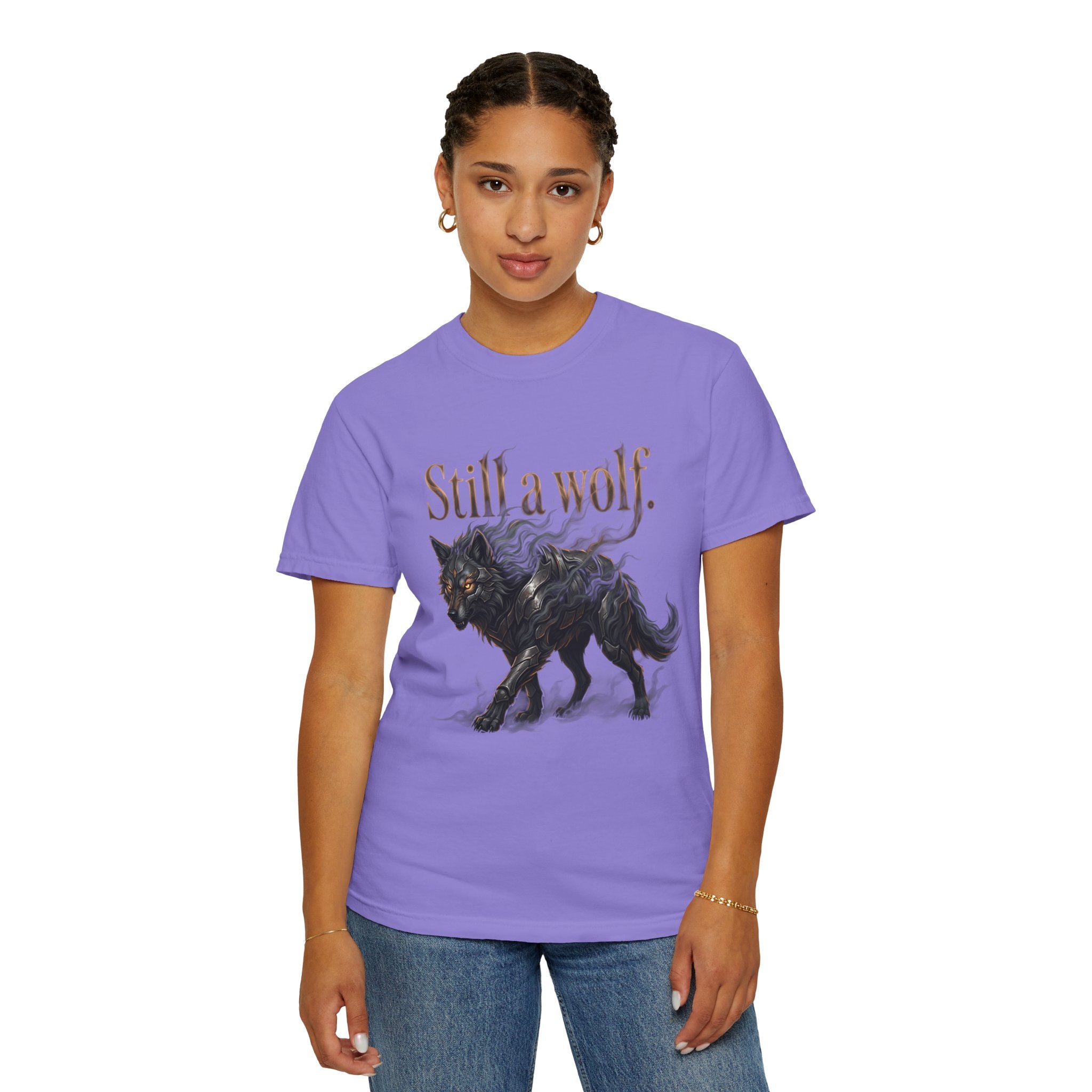 PRB Still a Wolf T-Shirt — Dark Wolf Graphic Tee by Printify