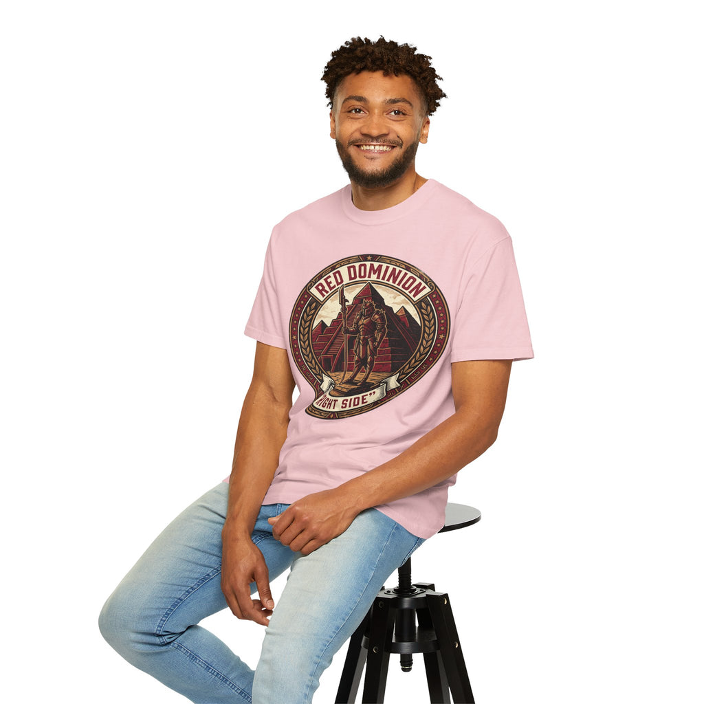 Power Runs Black PRB Red Dominion 'Right Side' Graphic T-Shirt by Power Runs Black