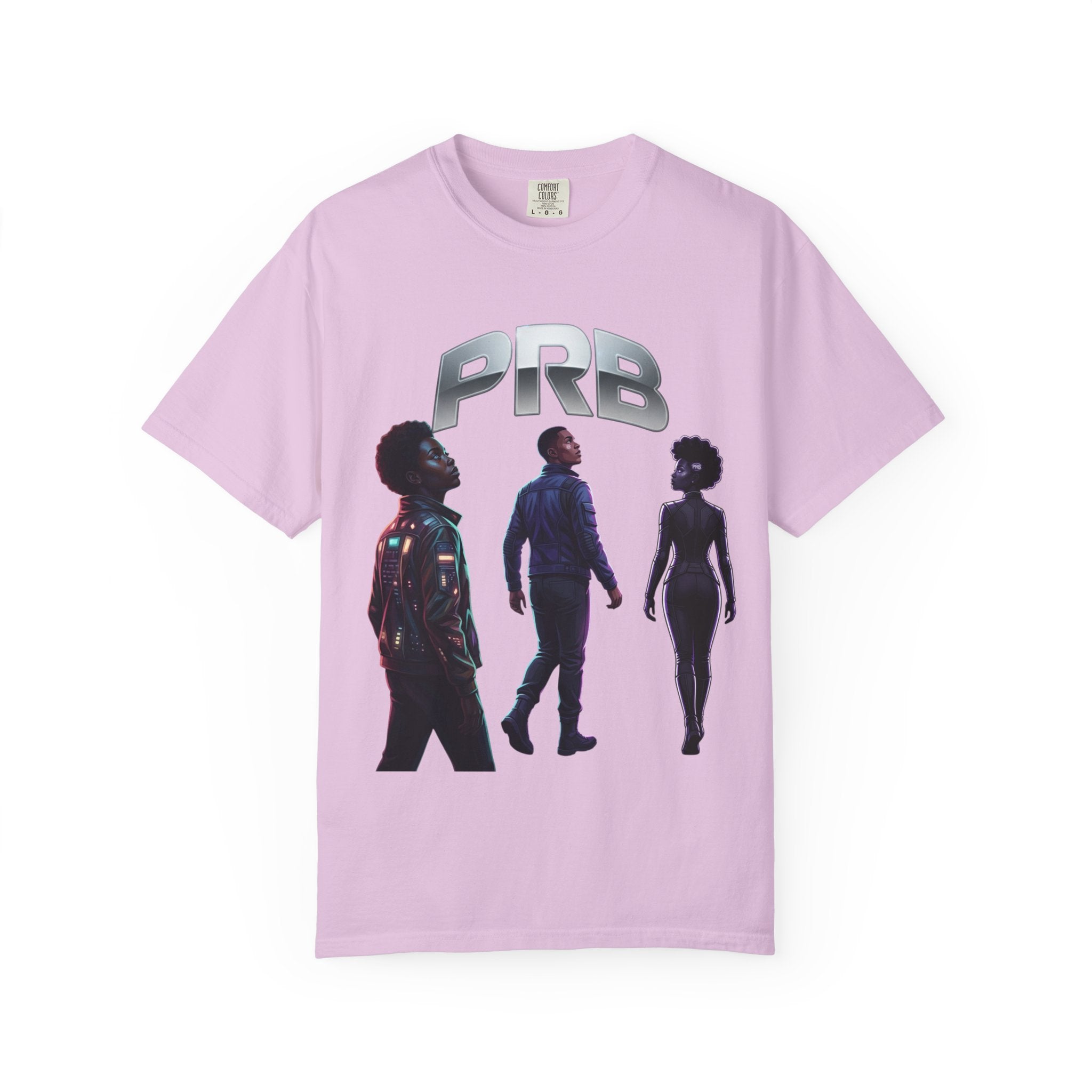 Printify PRB Silhouette Band T-Shirt — Retro Futuristic Music Tee - T-Shirt
