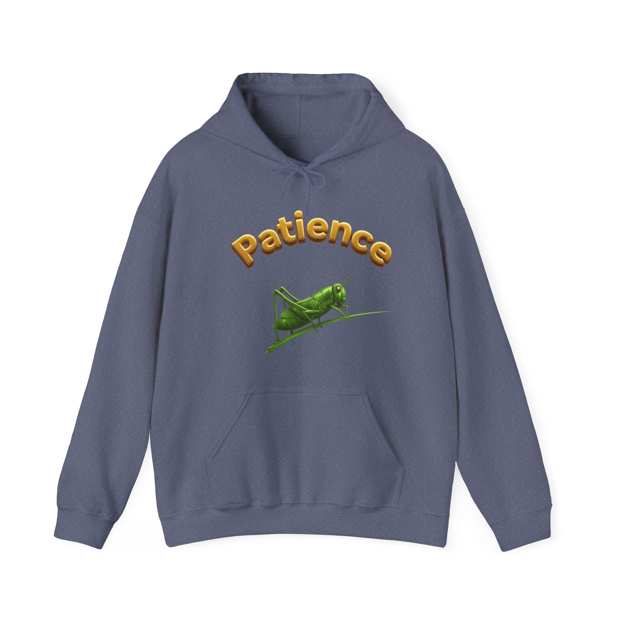Power Runs Black PRB Patience Grasshopper Hoodie | Grasshopper Illustration, Word Art by Power Runs Black