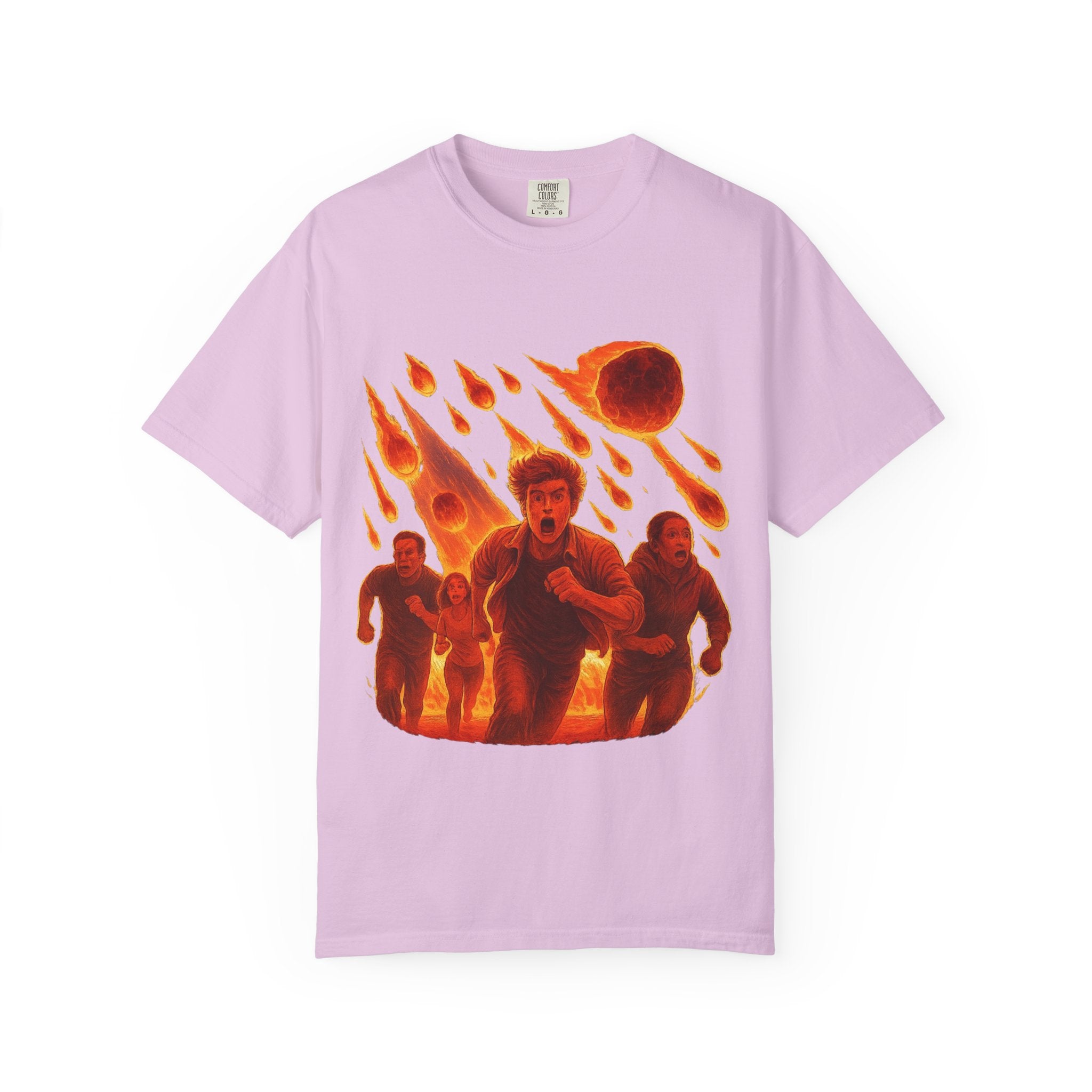 PRB Meteor Shower Escape T-Shirt — Apocalyptic Running Graphic Tee by Power Runs Black