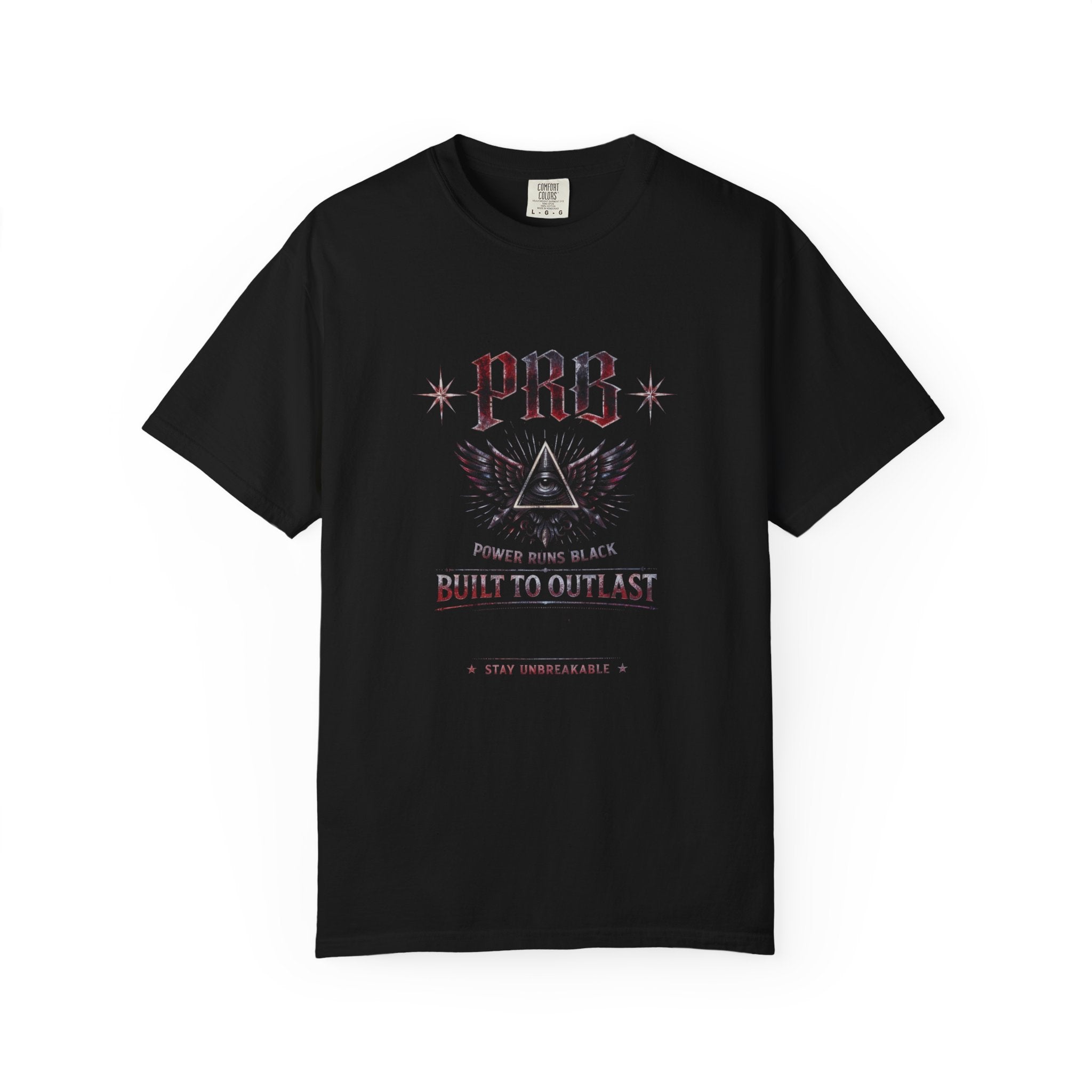 PRB Built to Outlast PRB Graphic T-Shirt by Power Runs Black