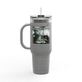 PRB The Glass Between, 40oz Insulated Travel Mug by Power Runs Black