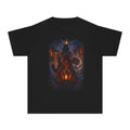 PRB Kids' Haunted Lantern Fantasy Forest Graphic Tee | Youth T-Shirt by Power Runs Black