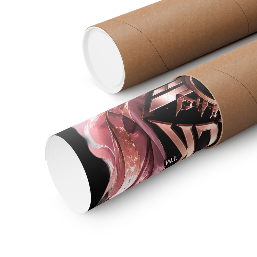 Power Runs Black Matte Poster — "Power Runs Black" Afrocentric Art Print by Power Runs Black