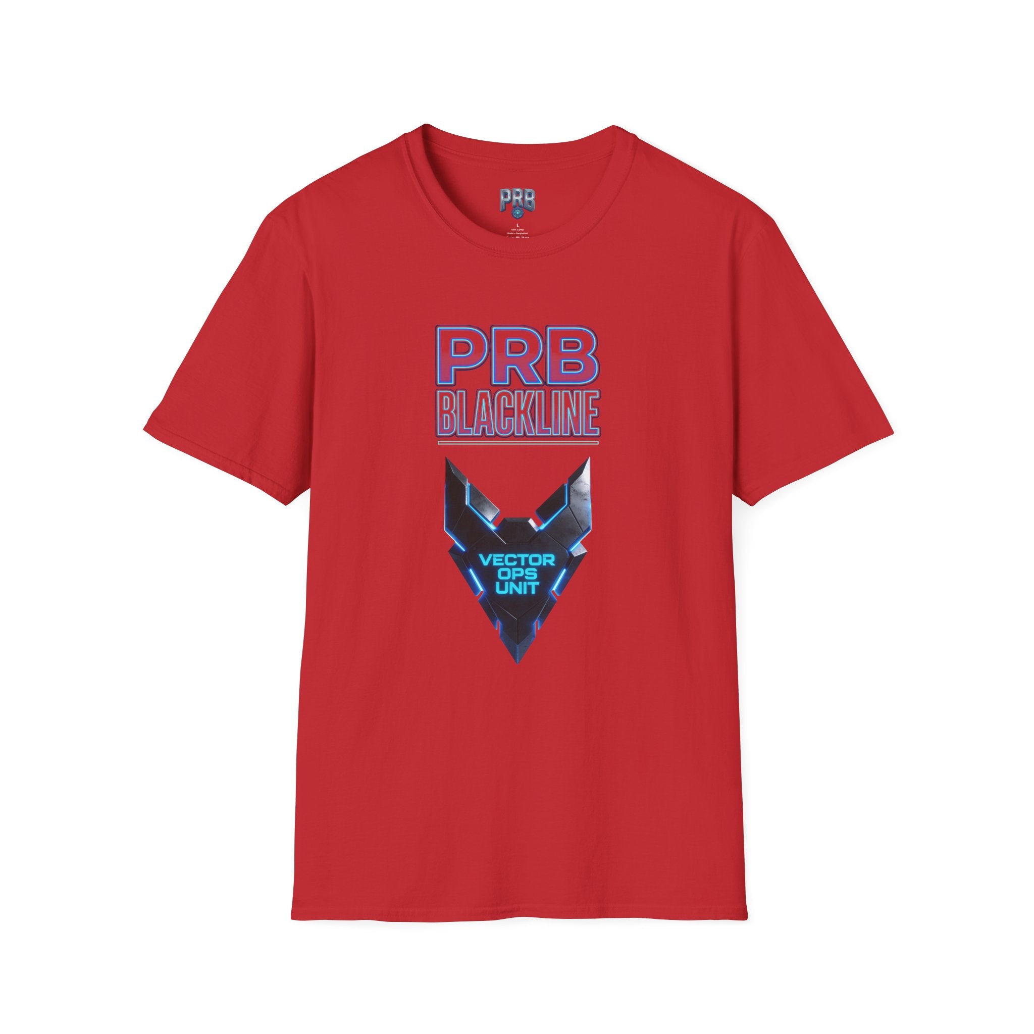 PRB Blackline Vector Ops T-Shirt by Power Runs Black