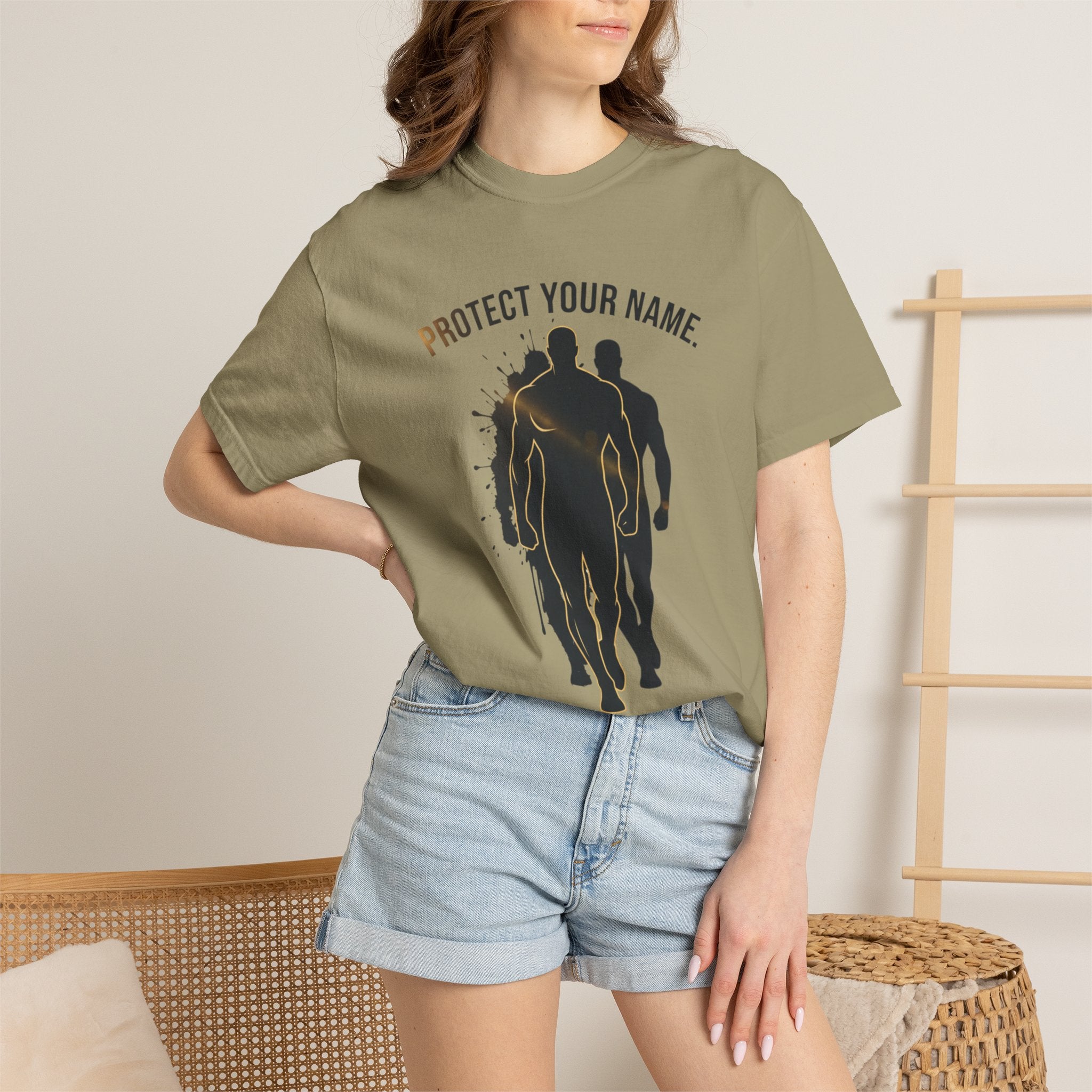 PRB Protect Your Name silhouette trio design T-Shirt | Loyalty is a Weapon graphic tee by Printify
