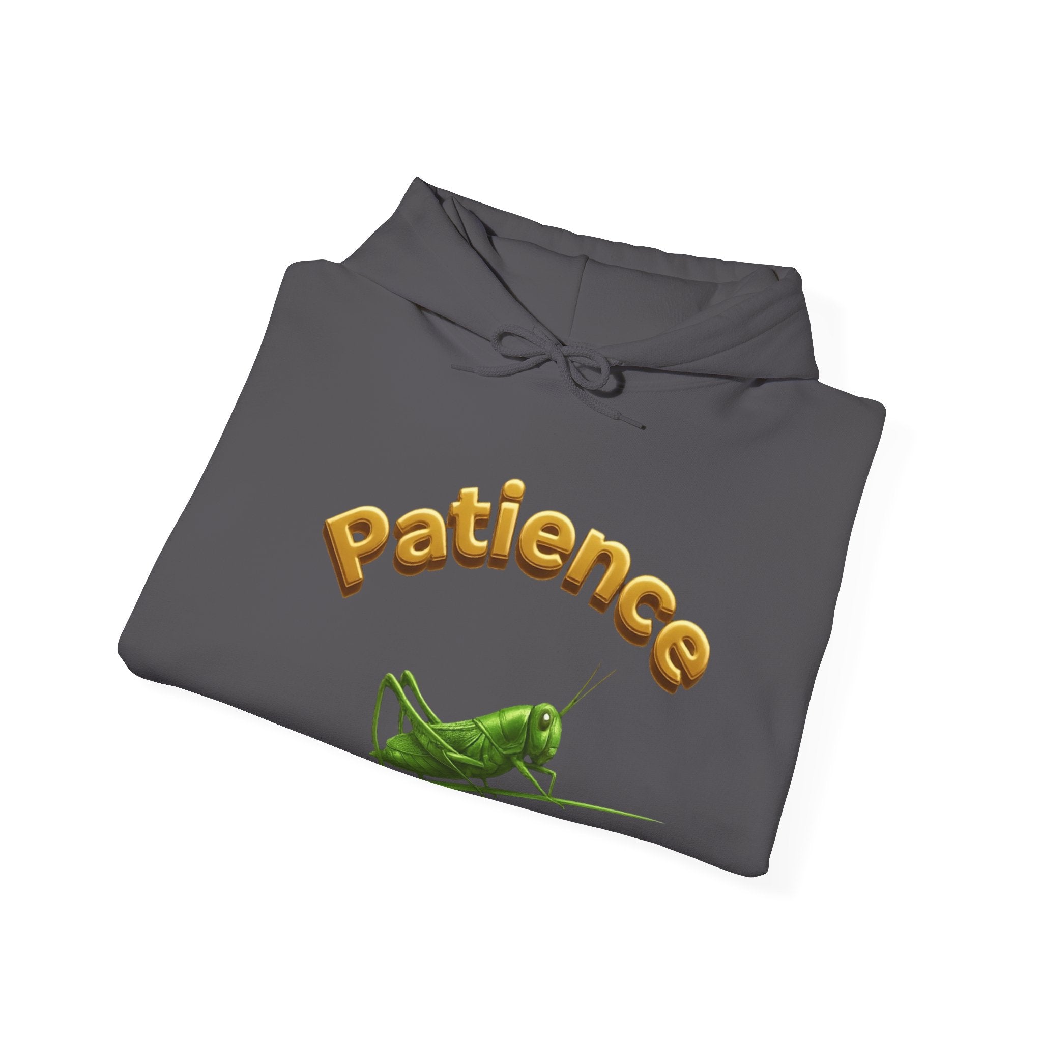 Power Runs Black PRB Patience Grasshopper Hoodie | Grasshopper Illustration, Word Art by Power Runs Black