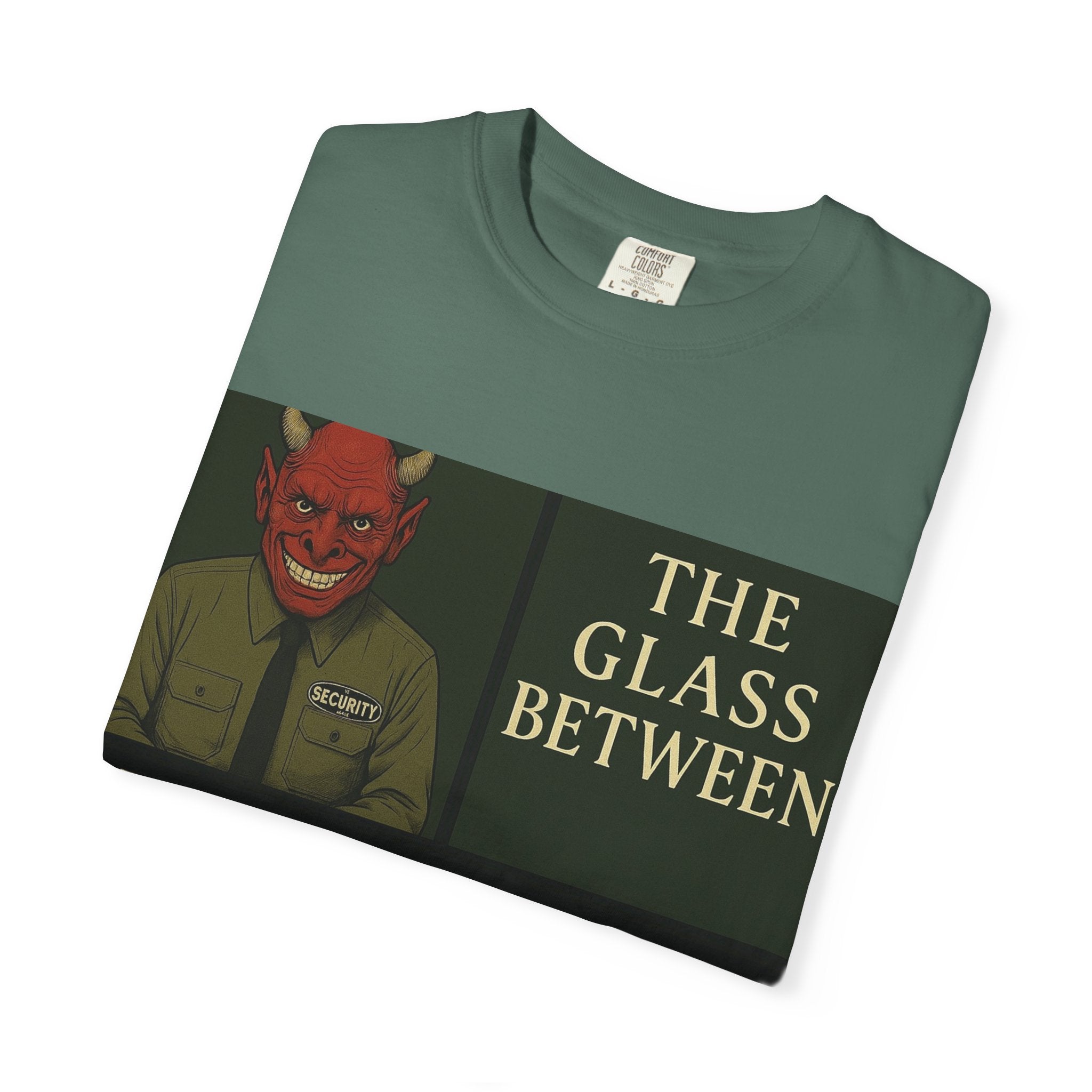 PRB The Glass Between Vintage Collage T-Shirt by Power Runs Black