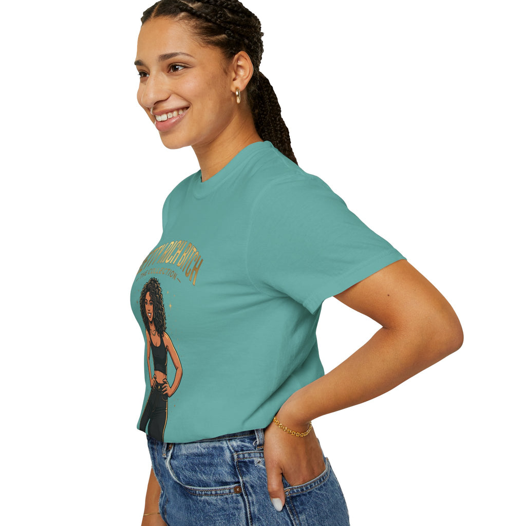 Pretty Rich Bitch The Collection by PRB T-Shirt — Empowered Black Woman Graphic Tee by Power Runs Black