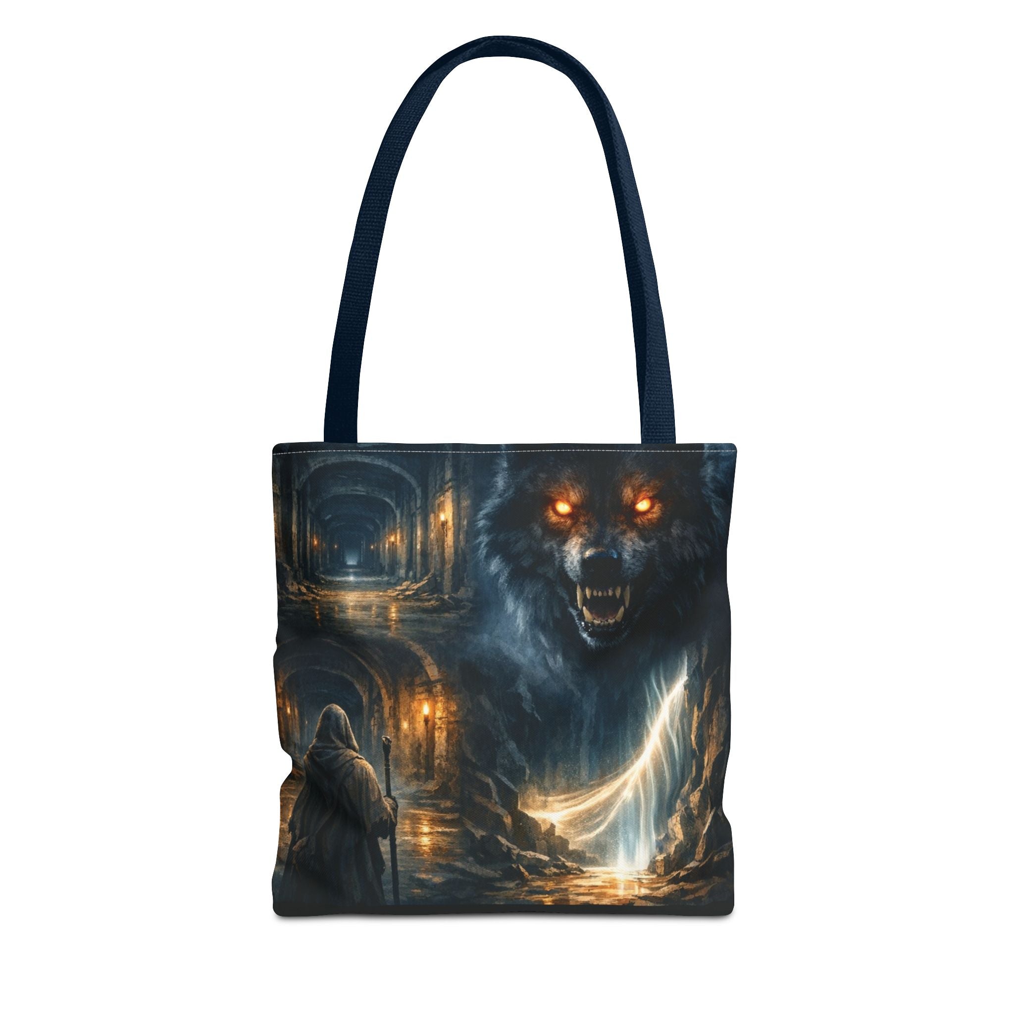PRB The Echo Hounds Illustration Tote Bag | Gothic Horror Artwork by Printify