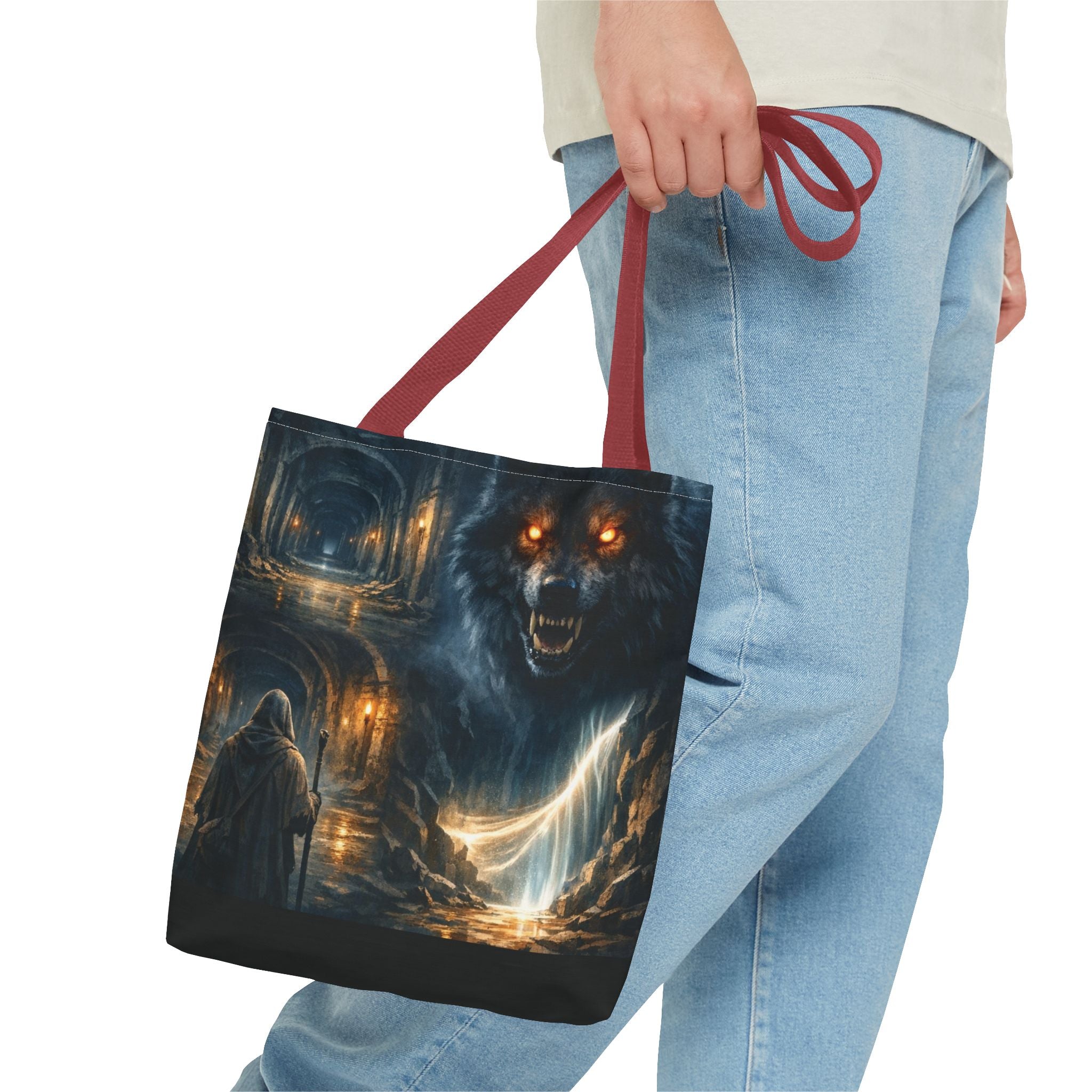 PRB The Echo Hounds Illustration Tote Bag | Gothic Horror Artwork by Power Runs Black